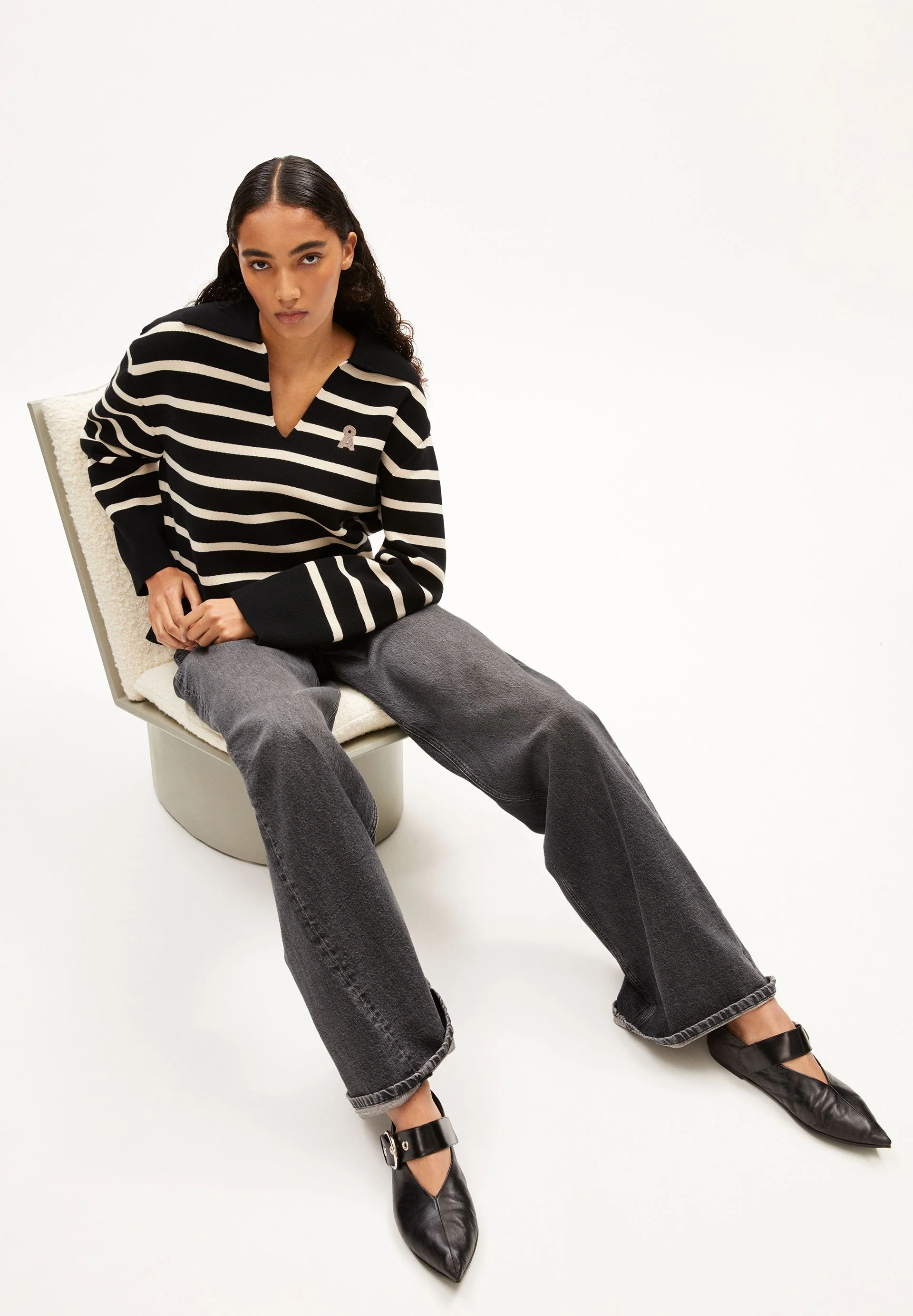 FREJIAAS STRIPES | black-oatmilk - Image 4