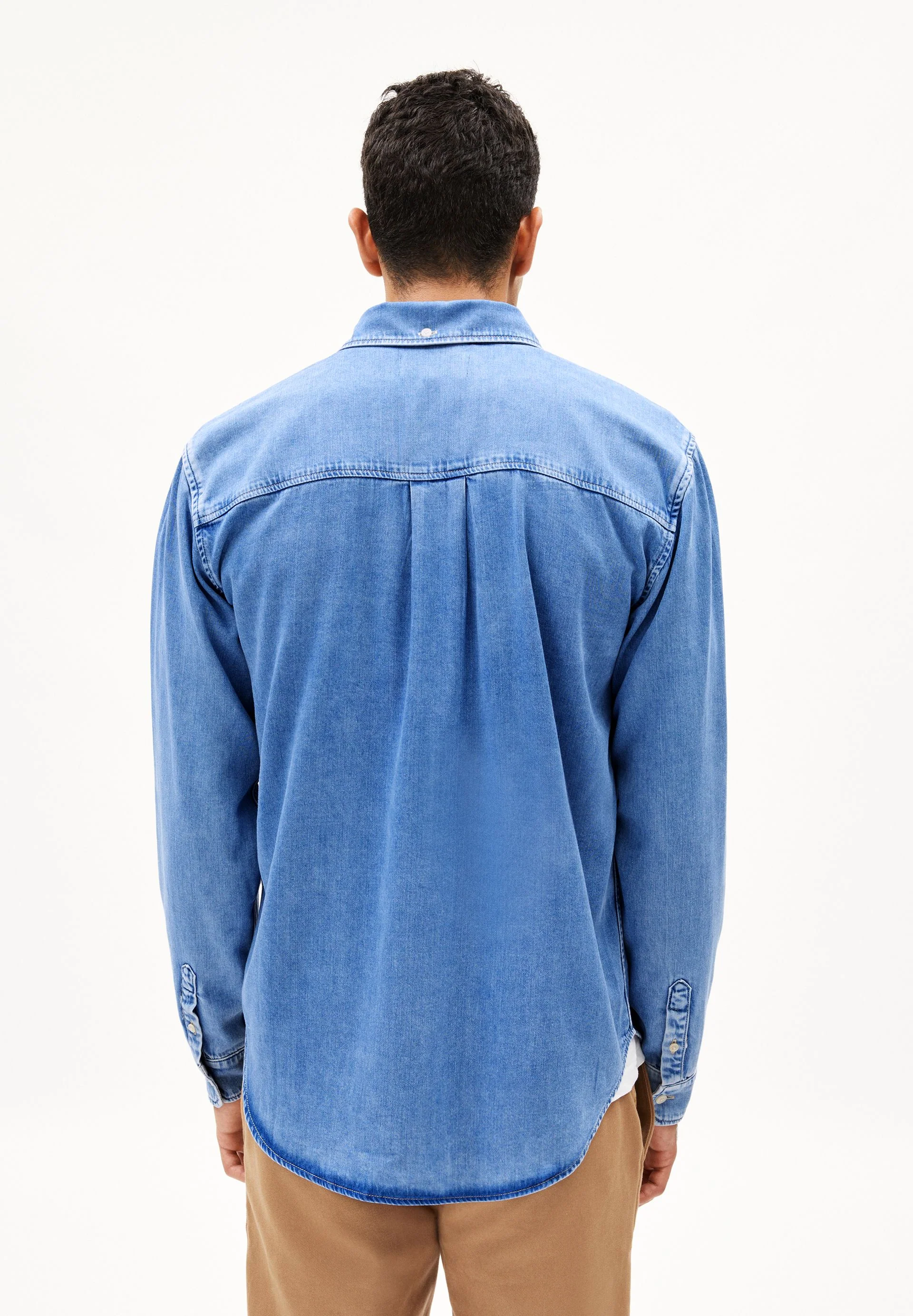 GAVRAA DENIM SHIRT | powder - Image 2