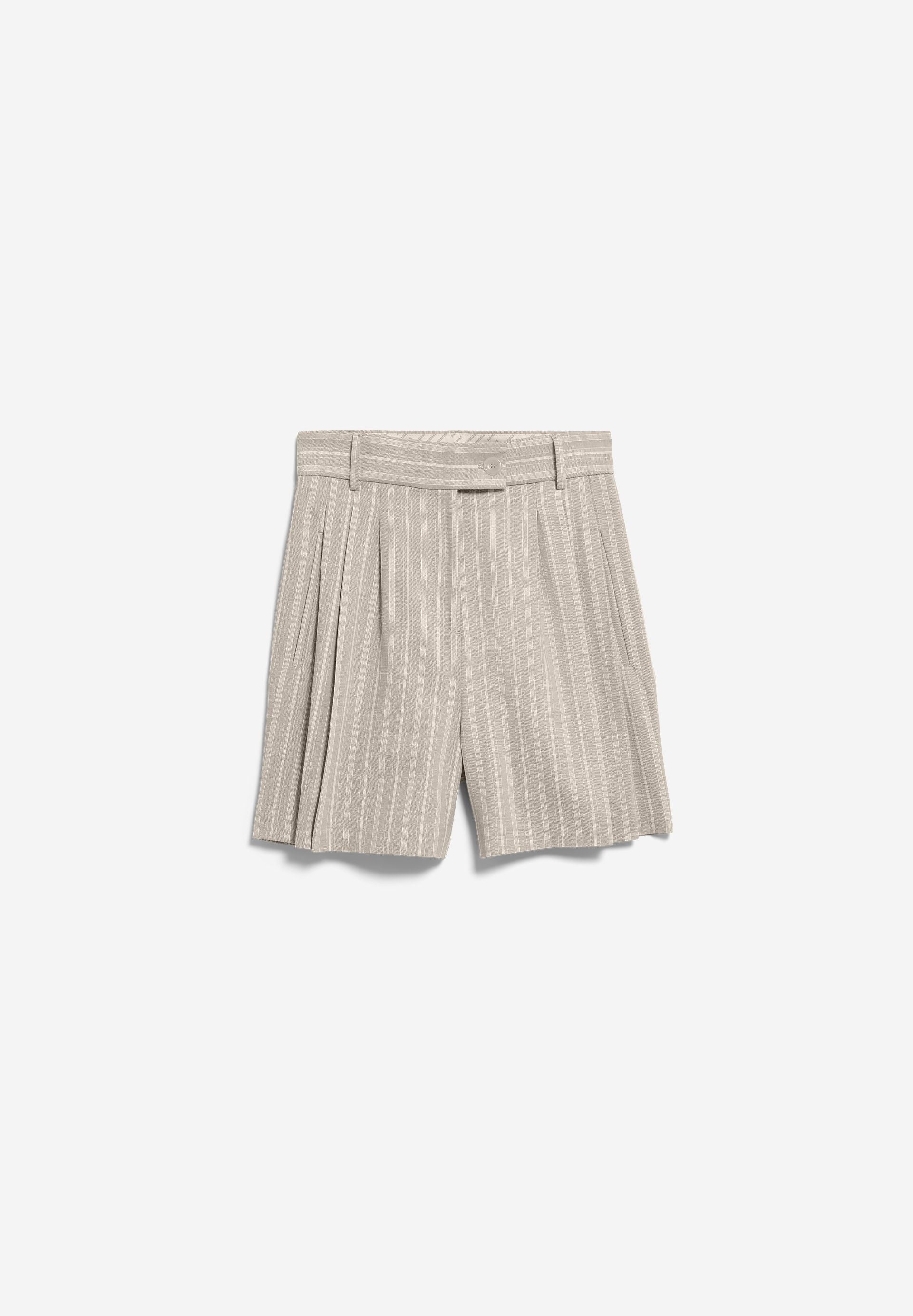 GESTREIFTE KAAYUA FALTENSHORTS | sand stone-undyed-pink mist - Image 6