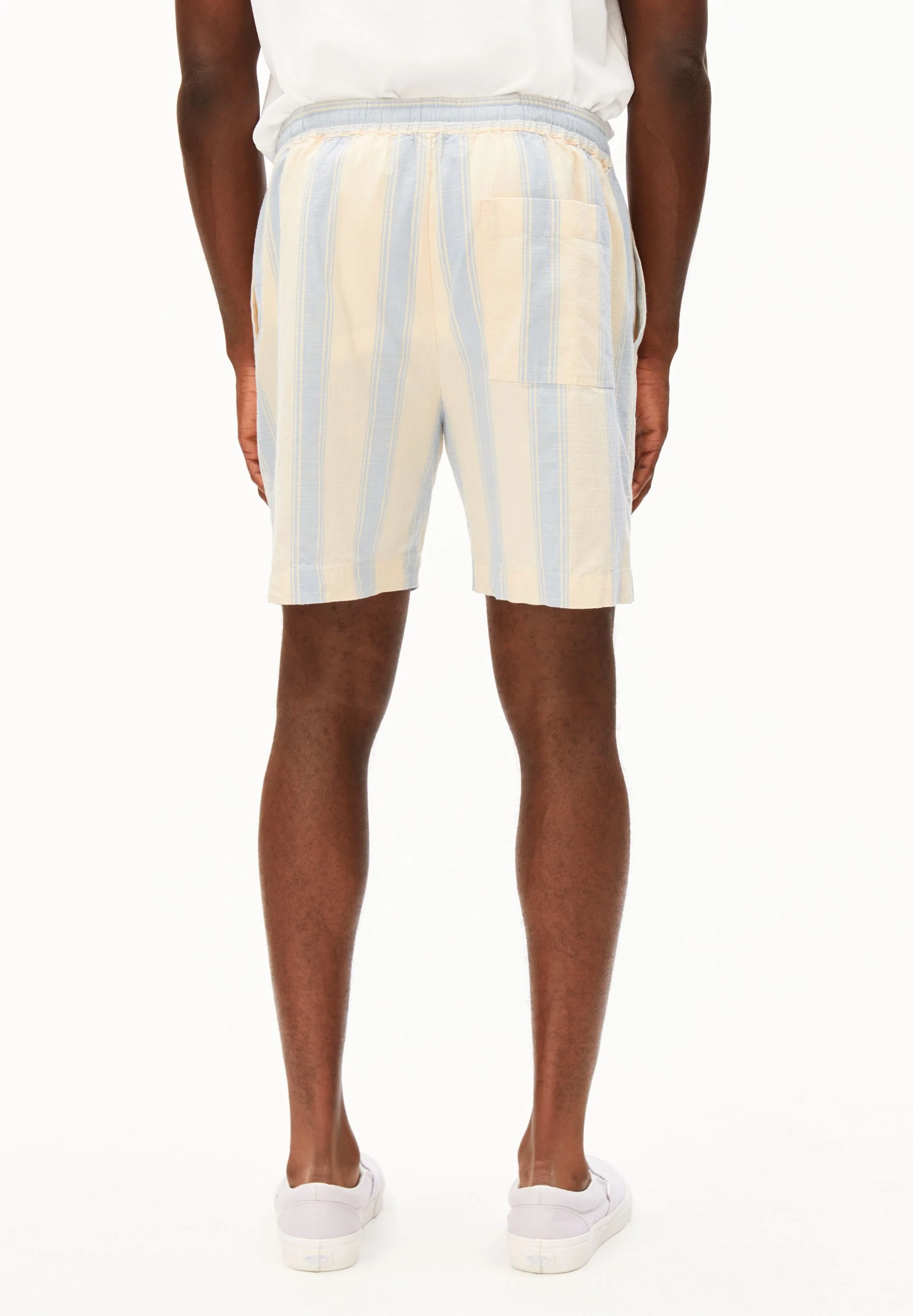 GESTREIFTE SHORTS | wedgwood - Image 2