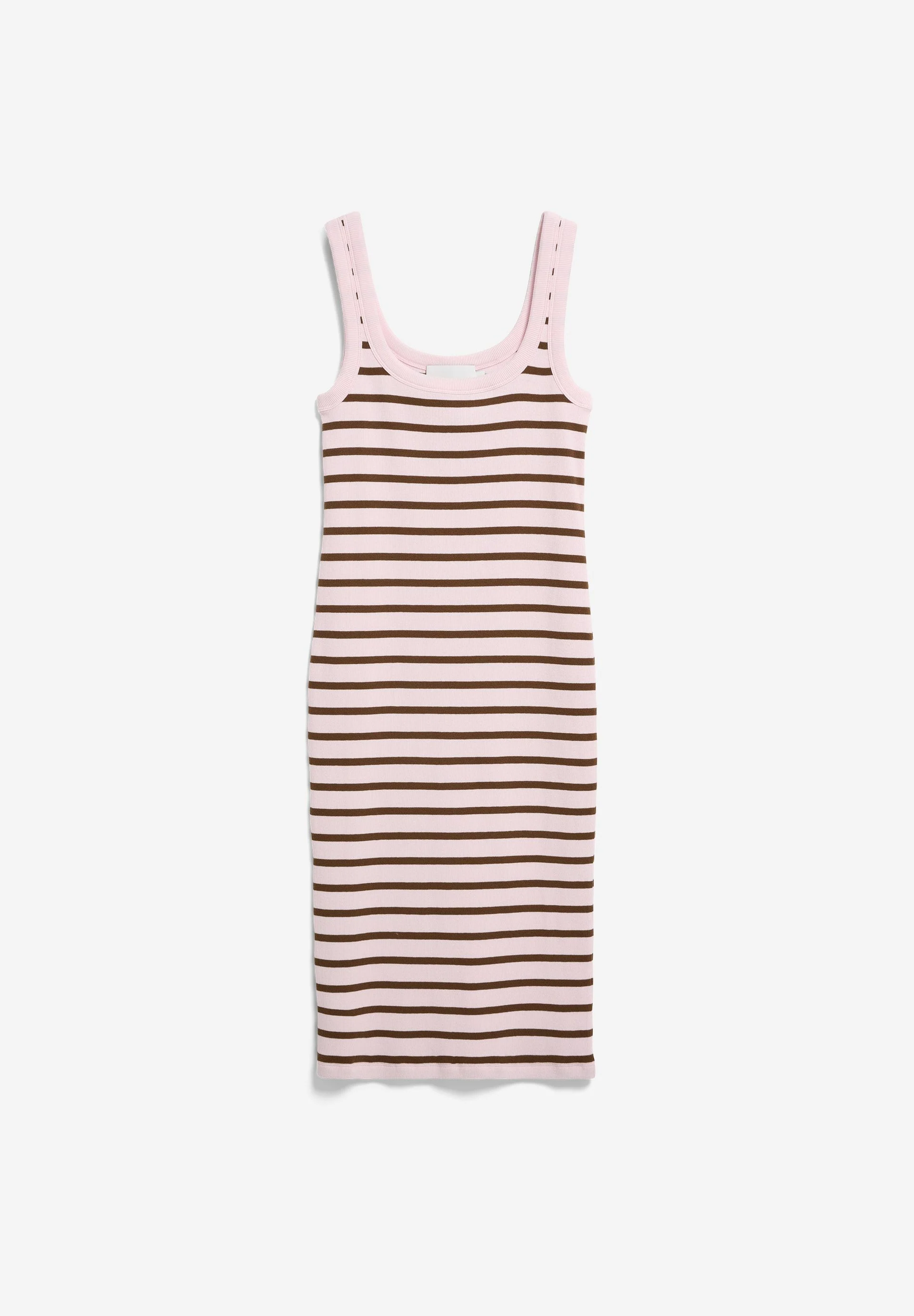 GESTREIFTES TANKTOP RIPP-KLEID | pink mist-dried palm - Image 6