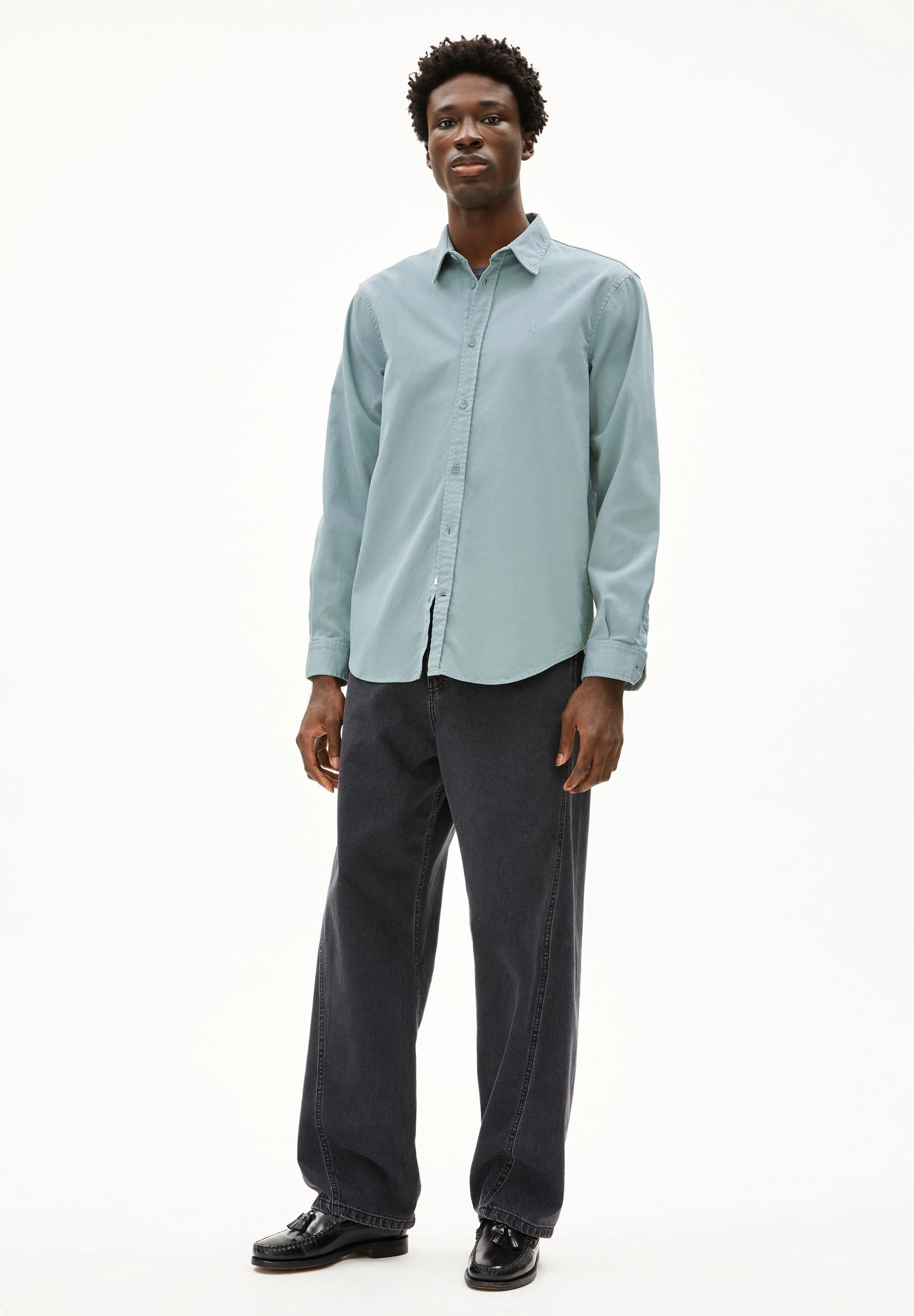 GIAALO GMT DYE LANGARMHEMD | mystic swamp - Image 5