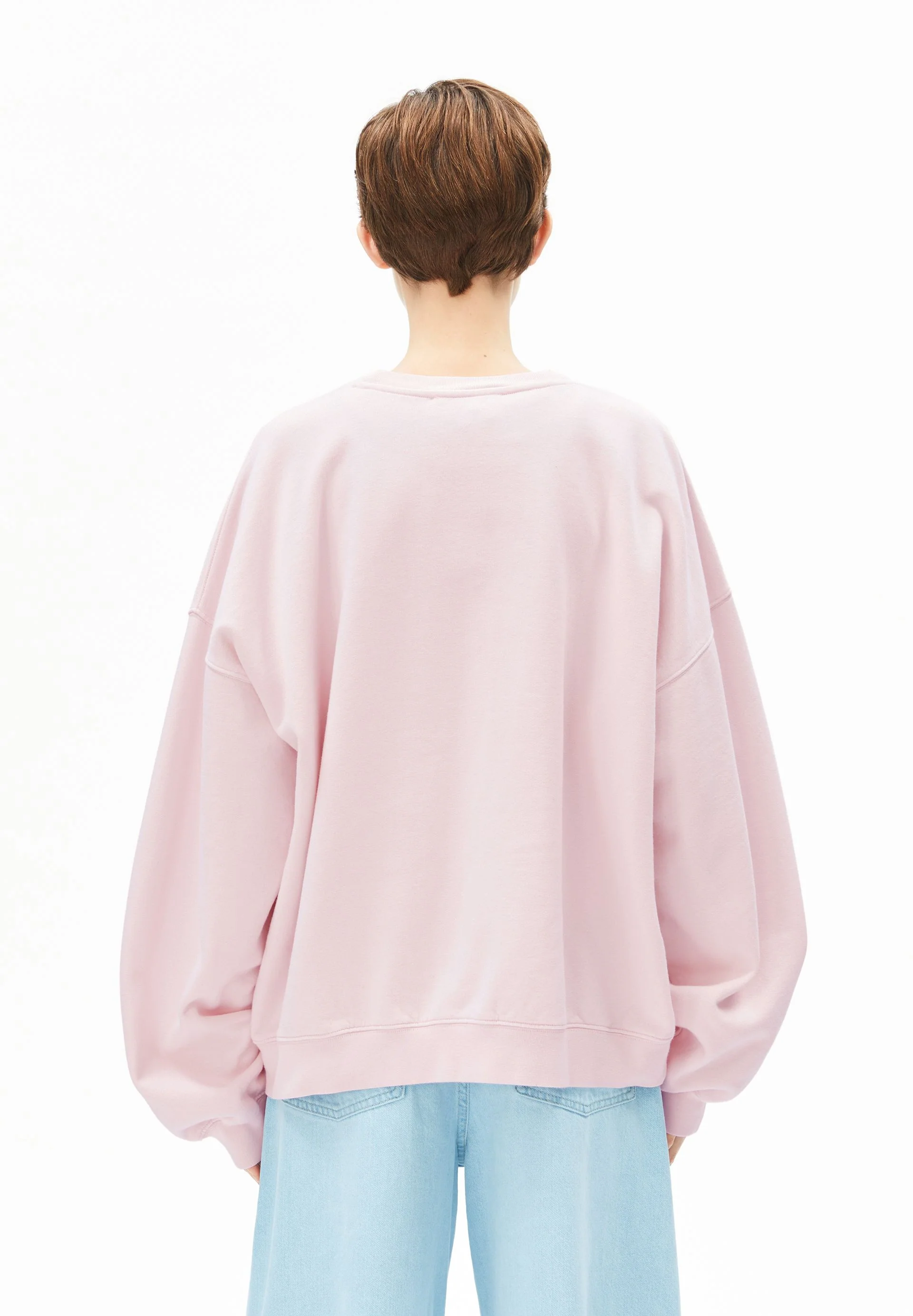 GMT DYE CREWNECK SWEATSHIRT | pink mist - Image 2