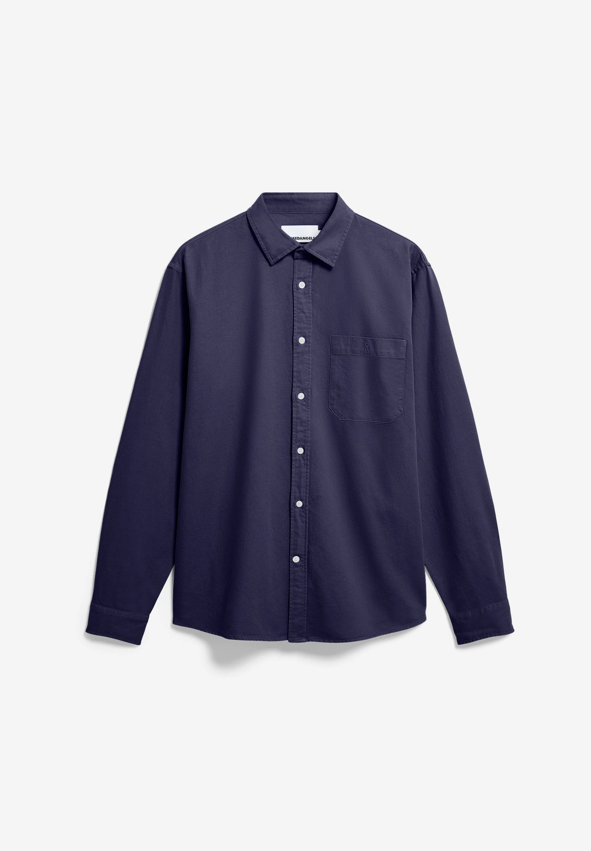 GMT DYE LEINENLANGARMHEMD | tinted navy - Image 6