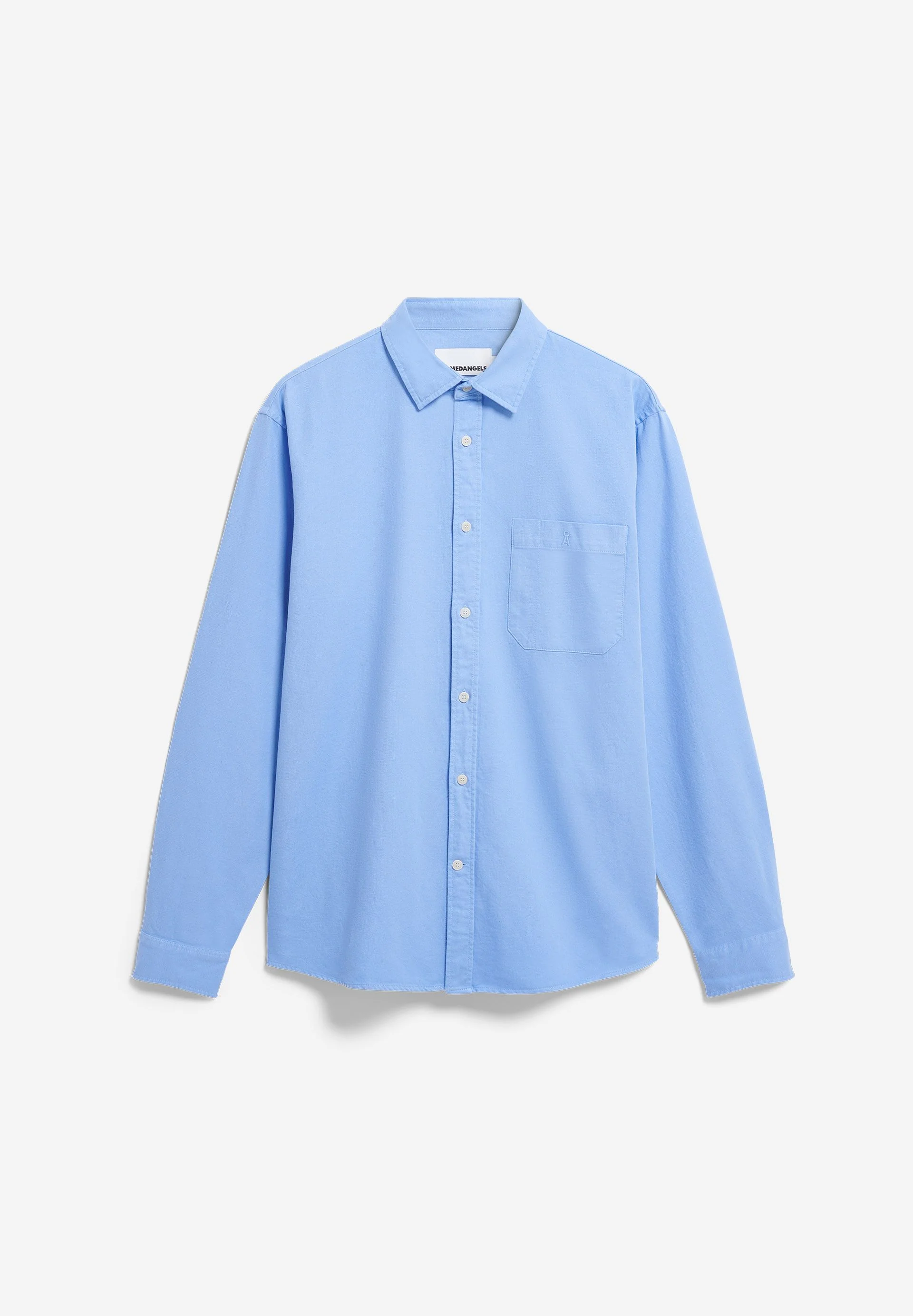 GMT DYE LEINENLANGARMHEMD | wedgwood - Image 6