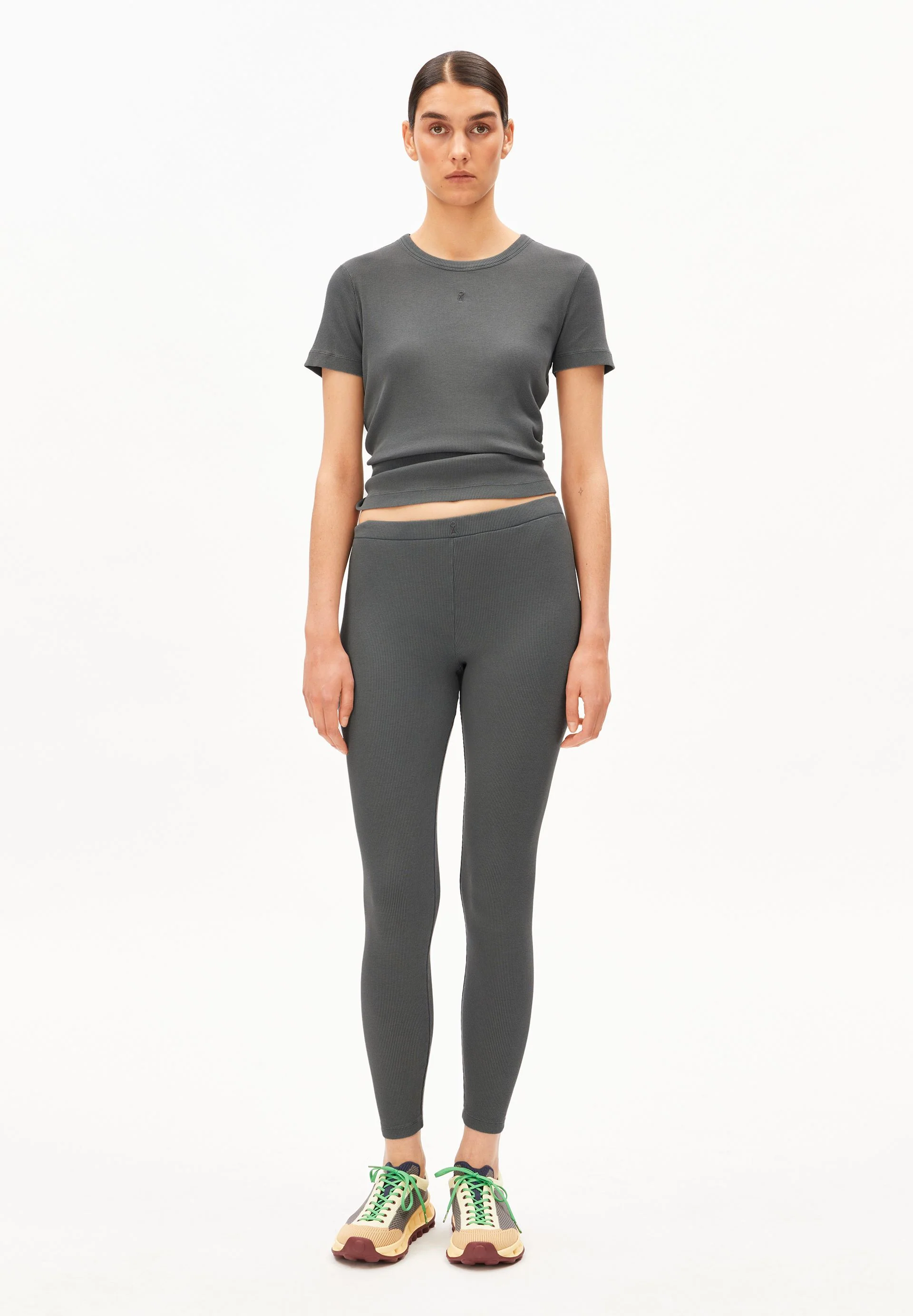 GMT DYE RIPP-LEGGINGS | space steel - Image 5