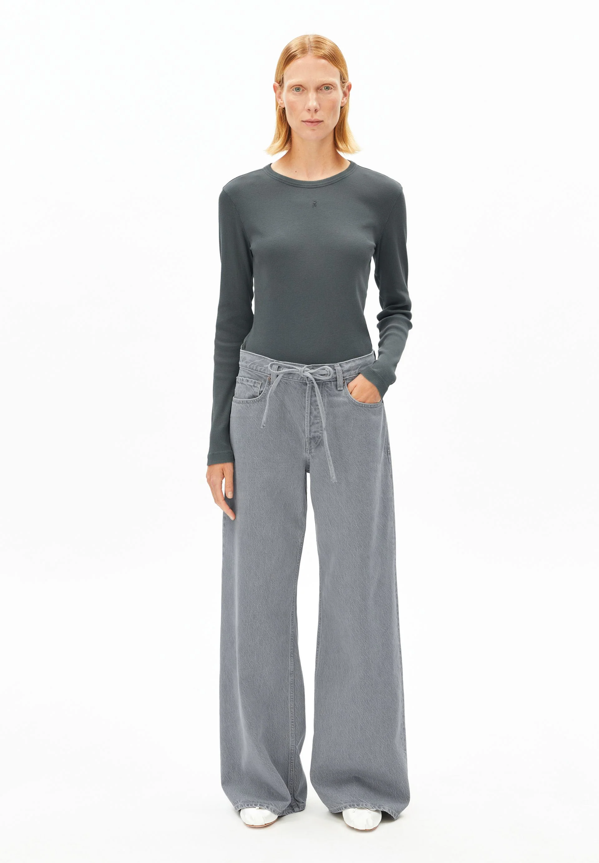 GMT DYE RIPP-LANGARMSHIRT | space steel - Image 5