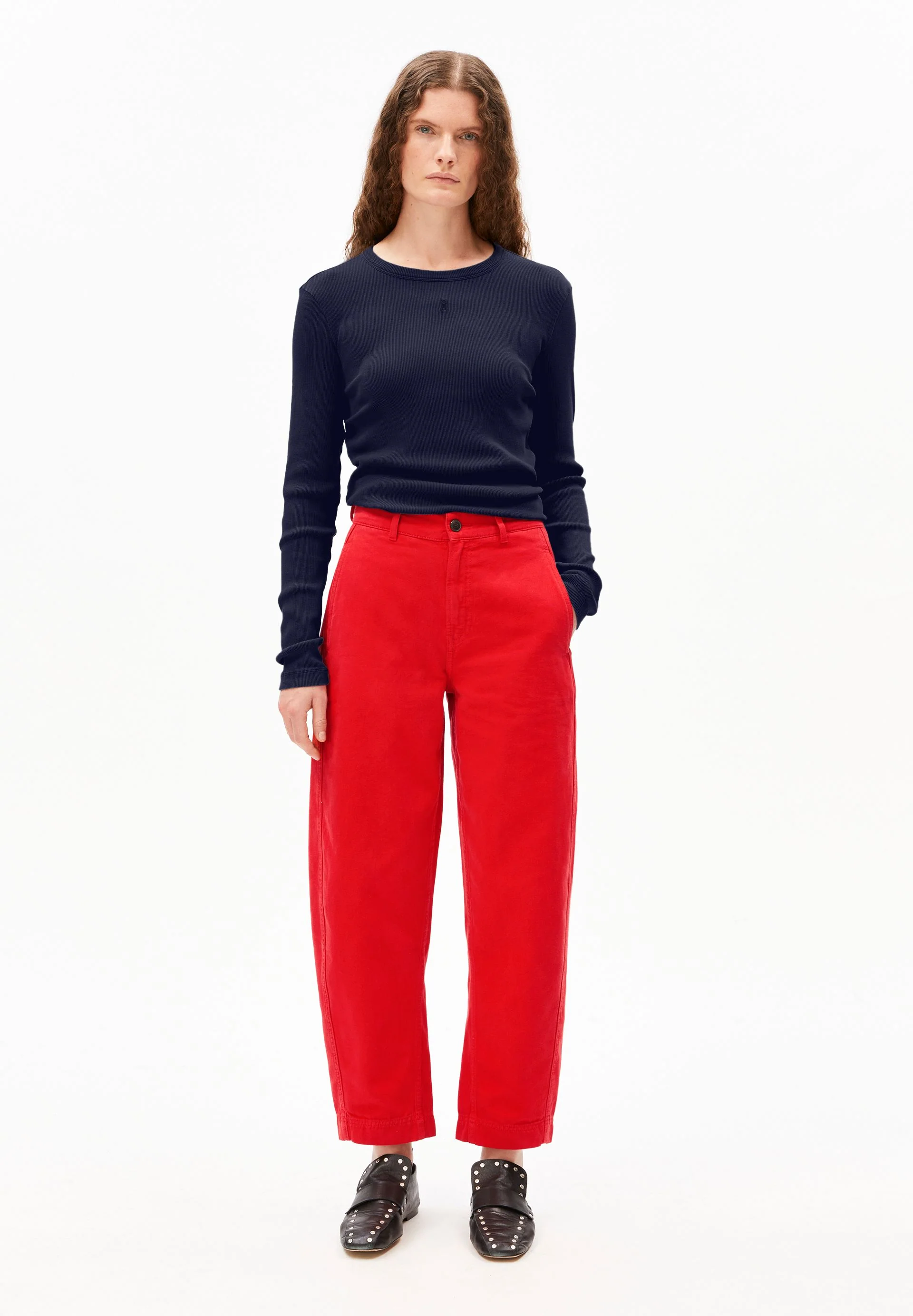 GMT DYE RIPP-LANGARMSHIRT | tinted navy - Image 5