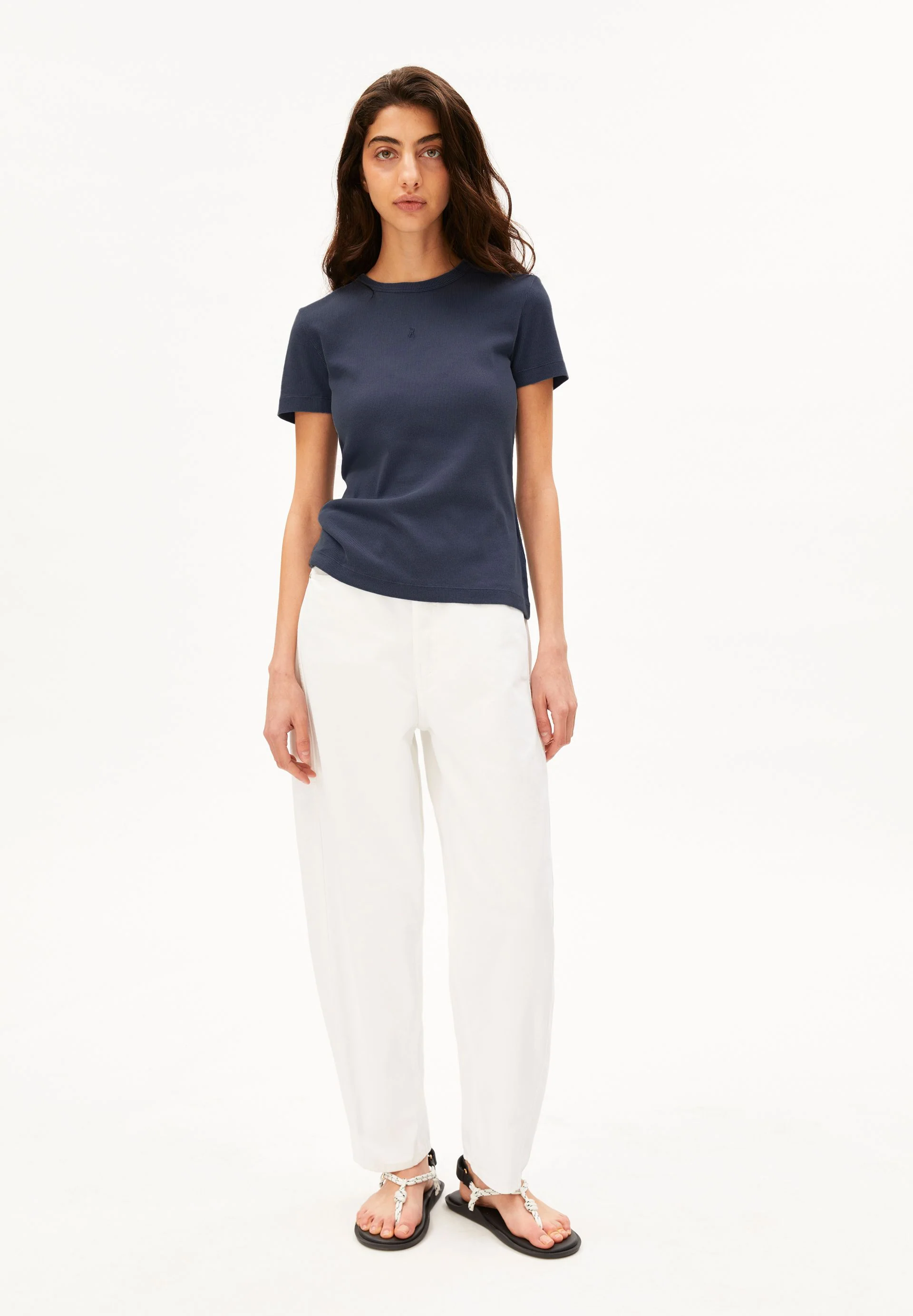 GMT DYE RIPP-T-SHIRT | tinted navy - Image 5