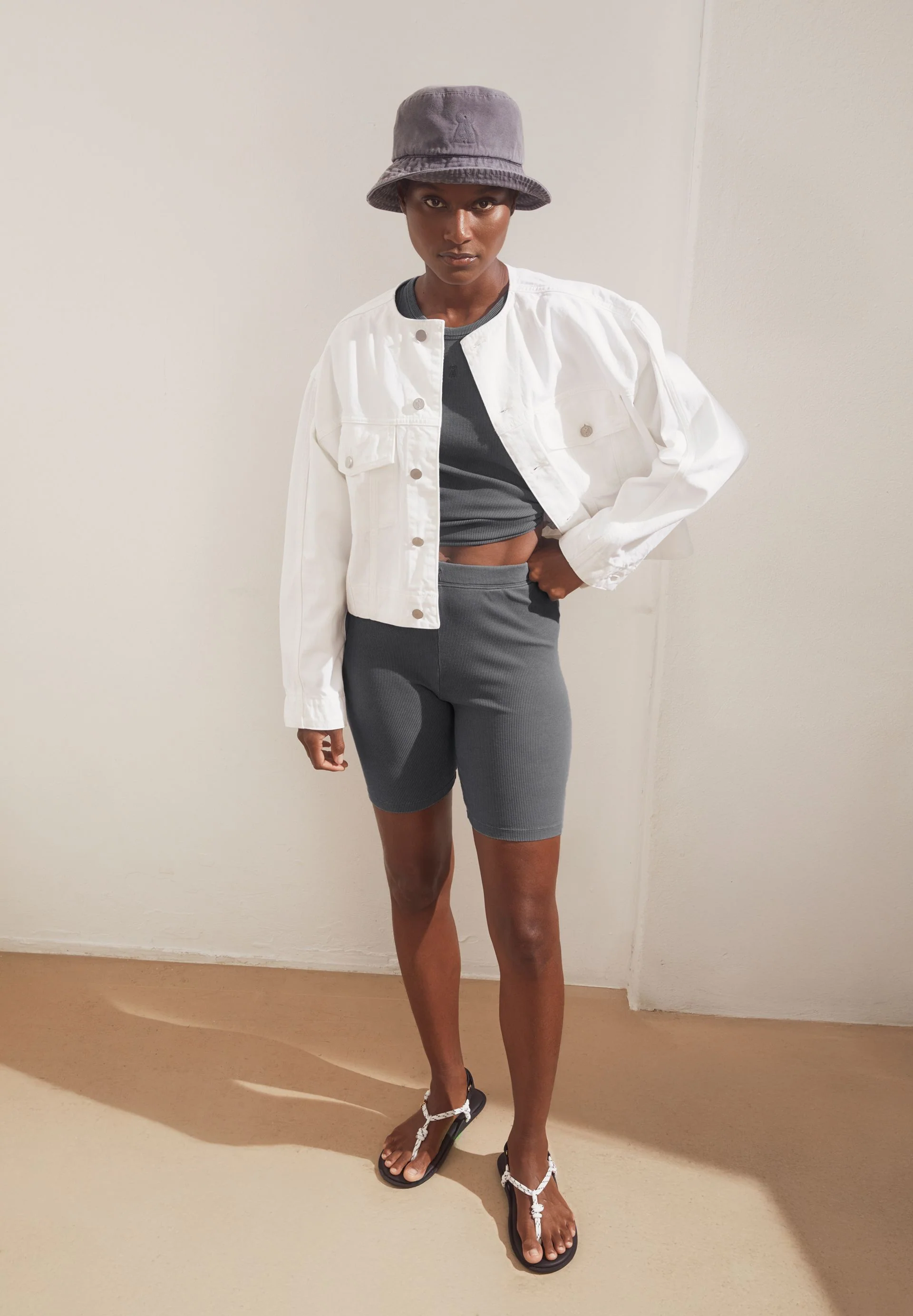 GMT DYE RIPP-SHORTS | space steel - Image 4