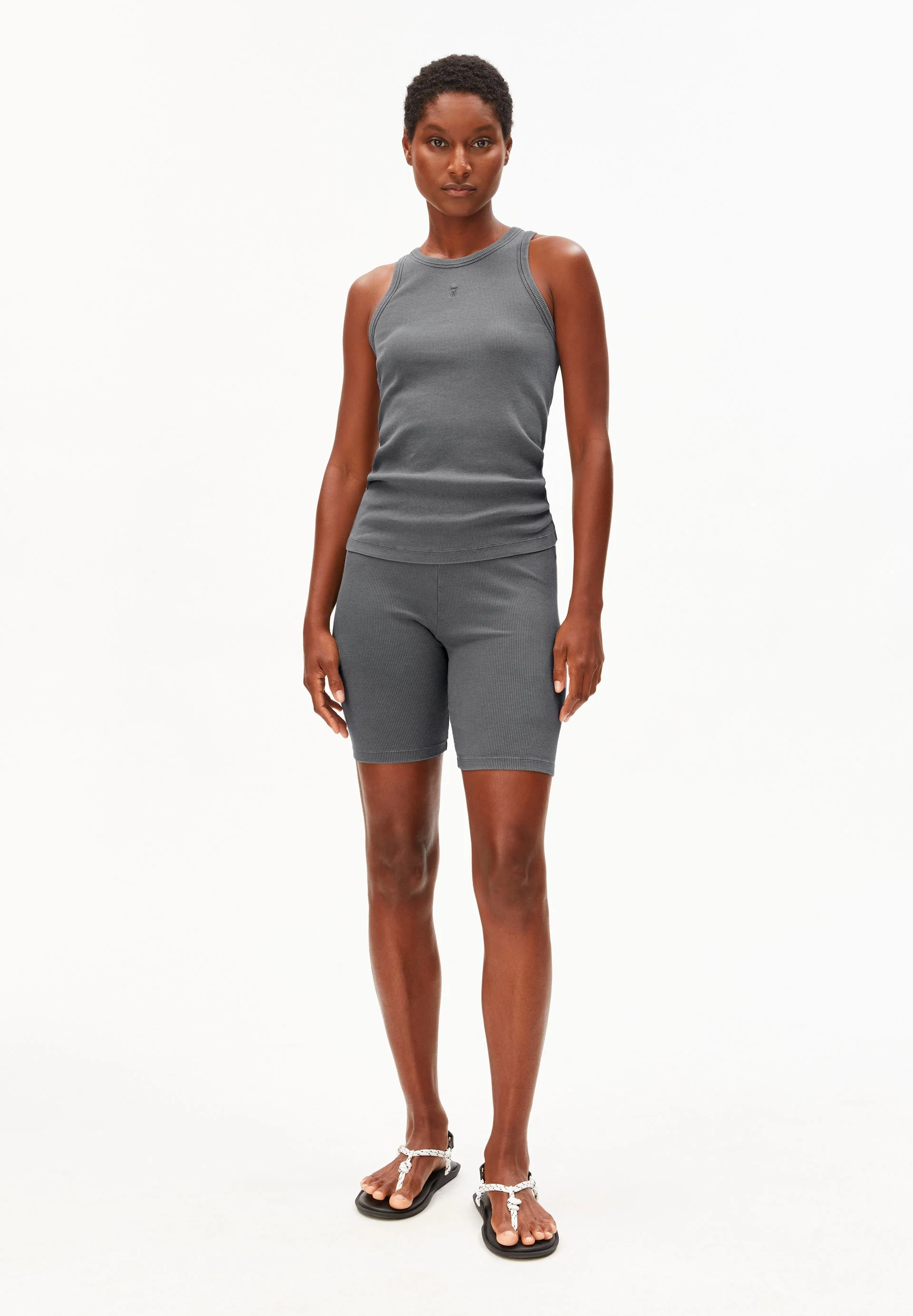 GMT DYE RIPP-SHORTS | space steel - Image 5