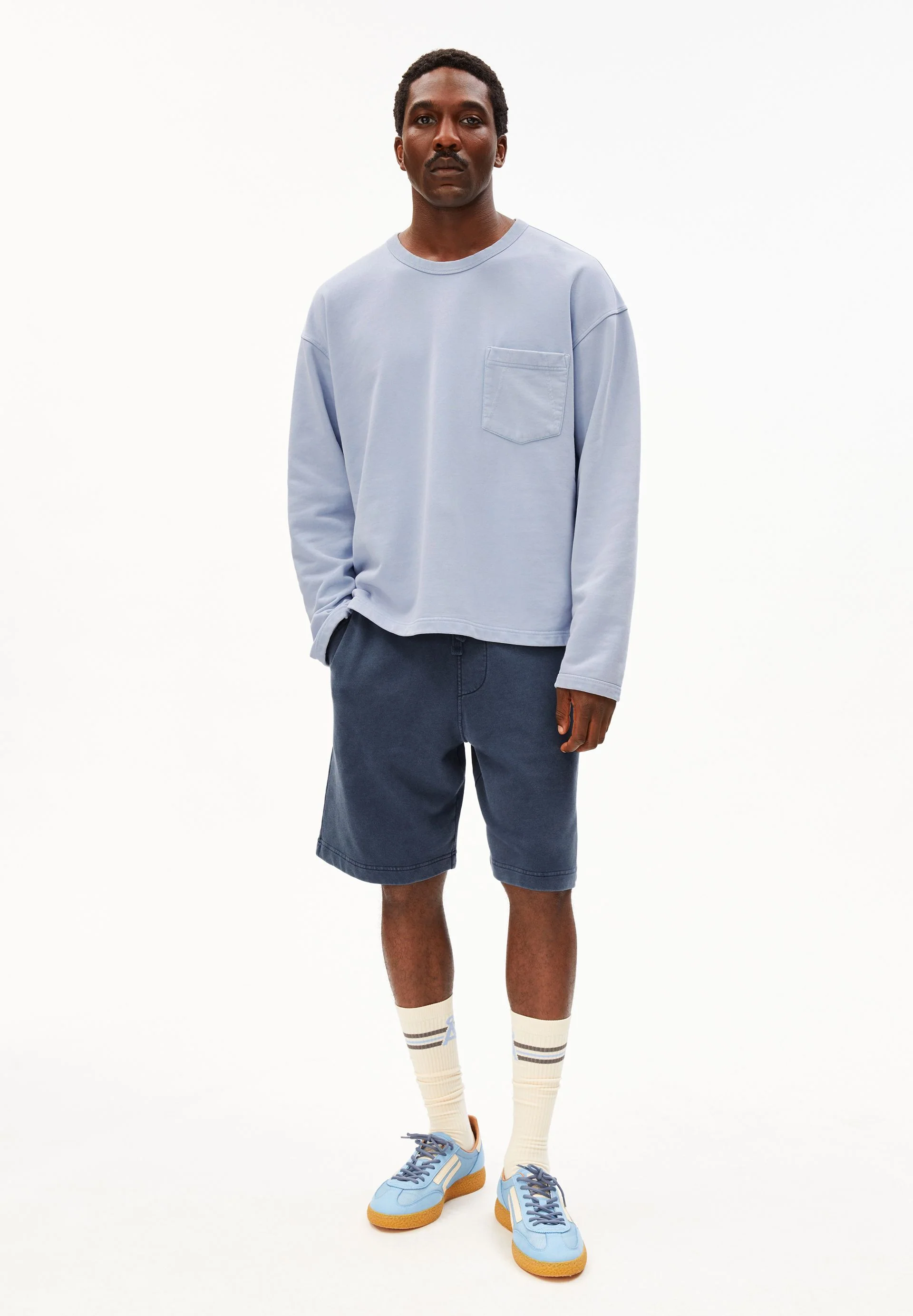 GMT DYE SHORTS | night sky washed - Image 5