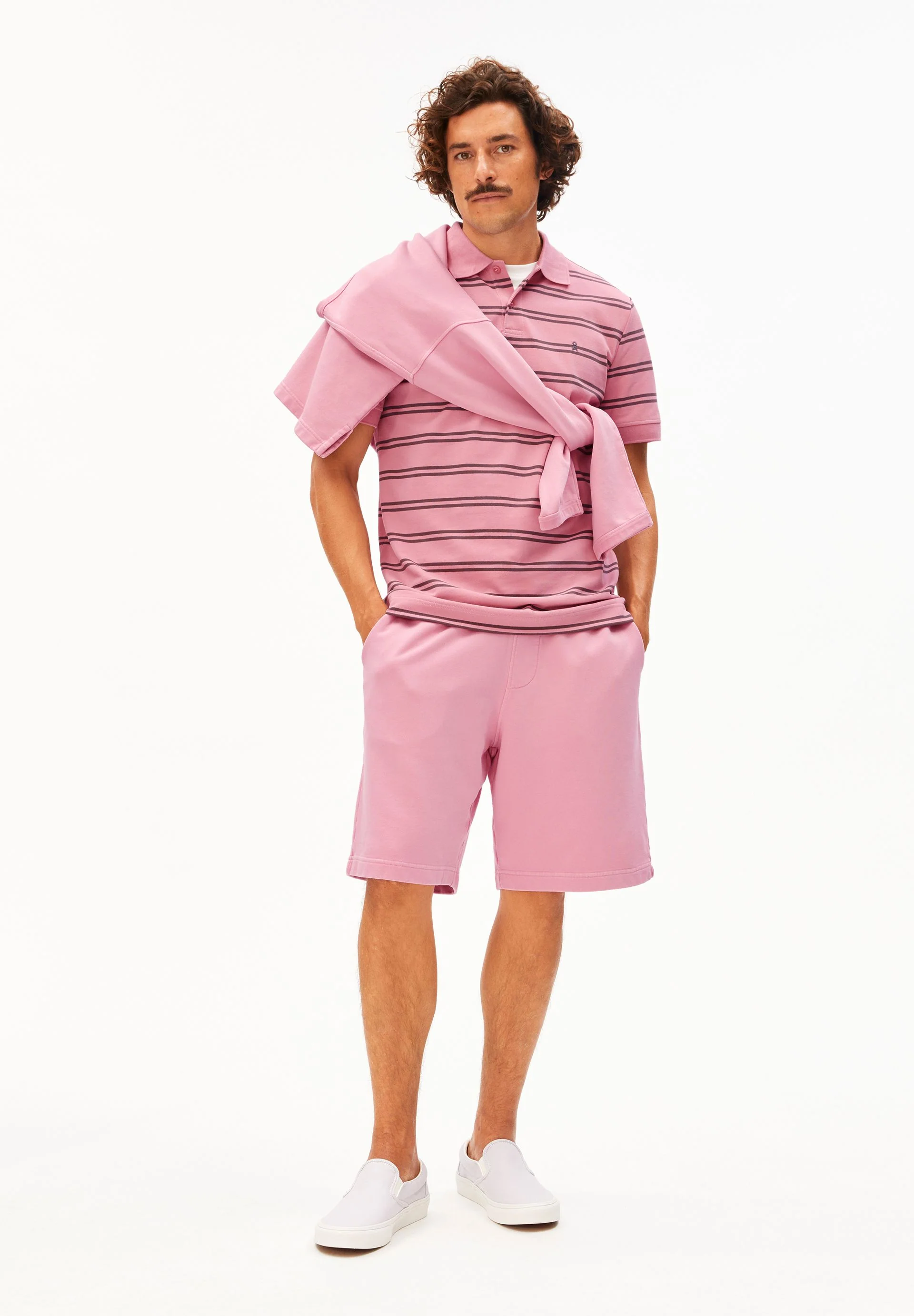 GMT DYE SHORTS | washed berry washed - Image 5