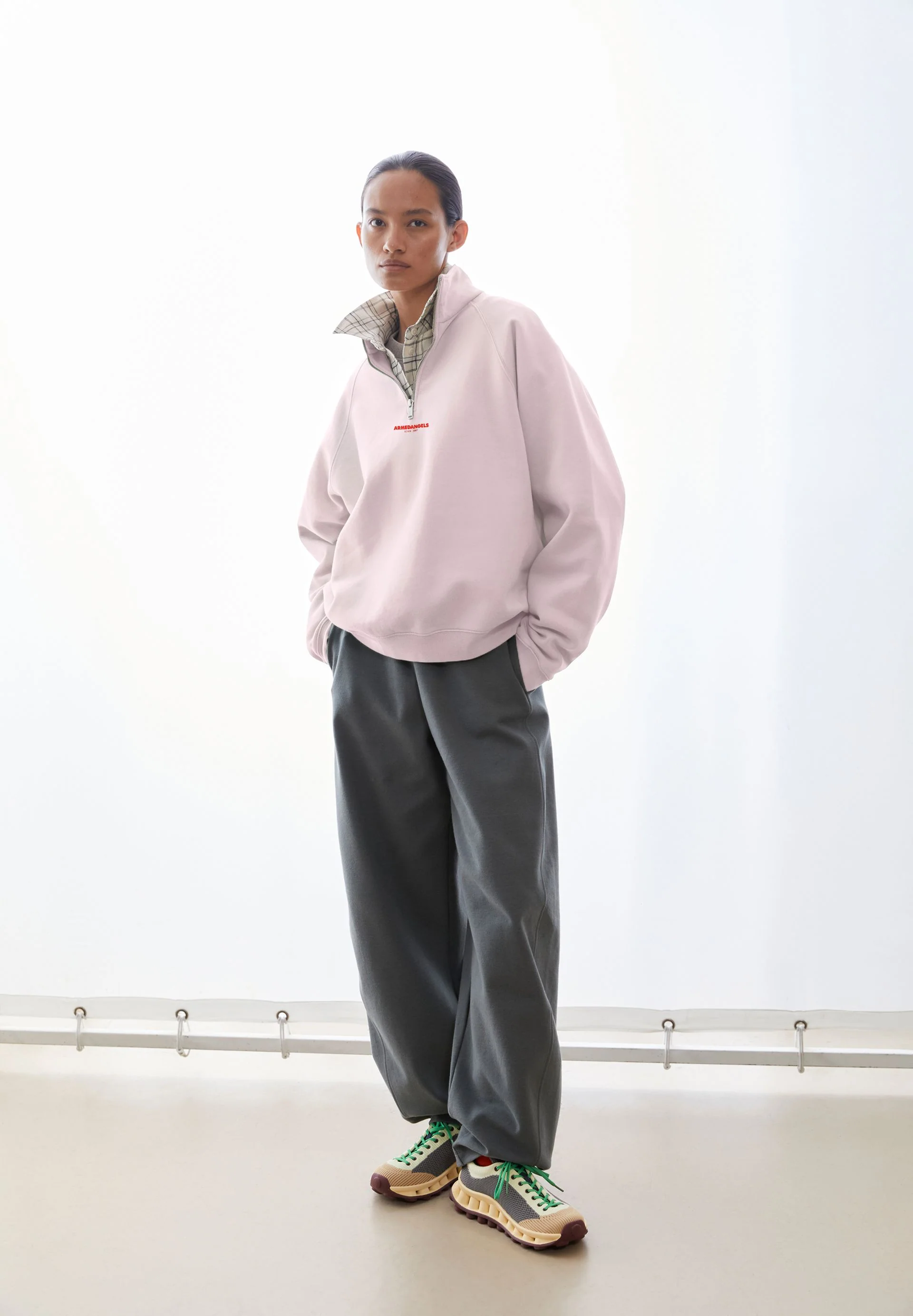 GMT DYE SWEATTROYER | pink mist - Image 4
