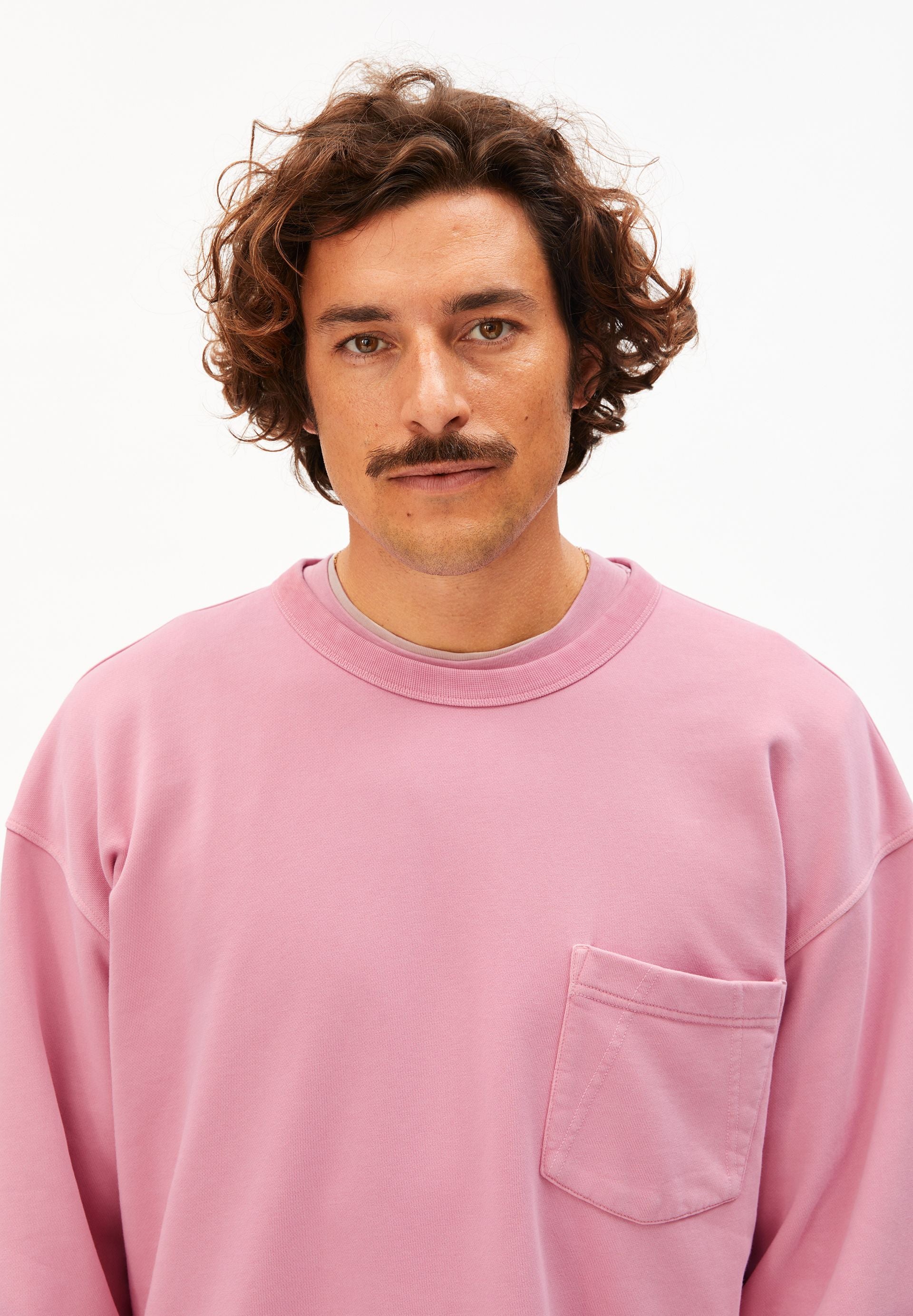 GMT DYE SWEATSHIRT | washed berry washed - Image 3