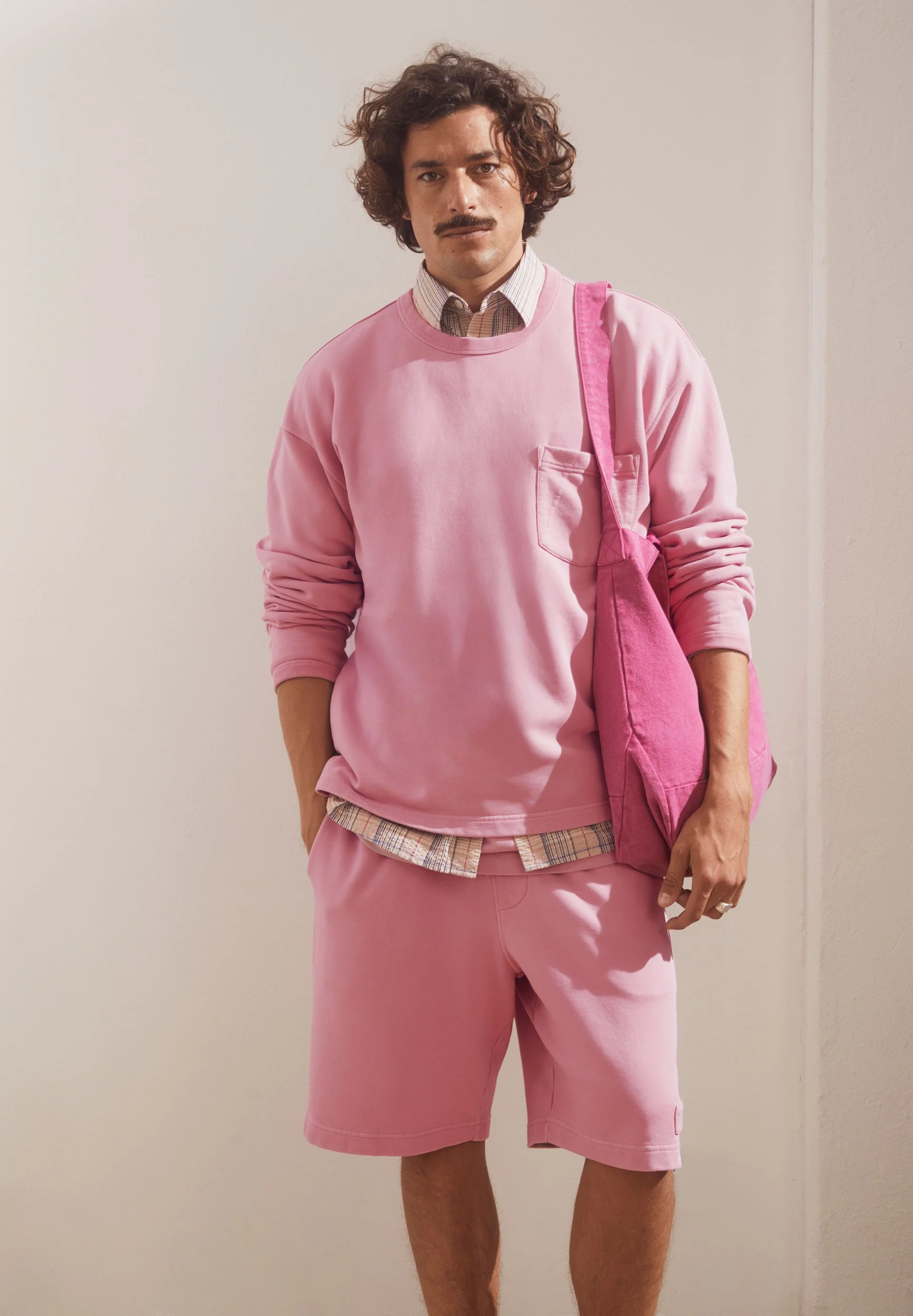 GMT DYE SWEATSHIRT | washed berry washed - Image 4