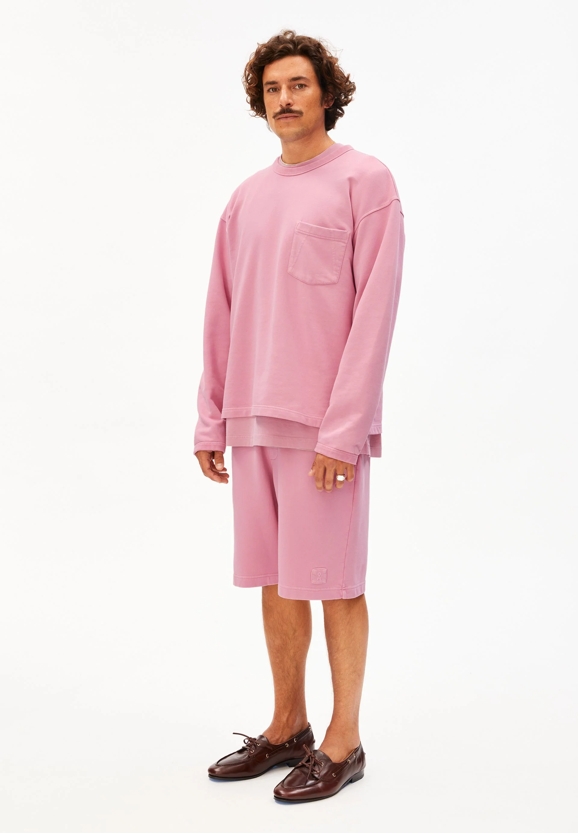 GMT DYE SWEATSHIRT | washed berry washed - Image 5