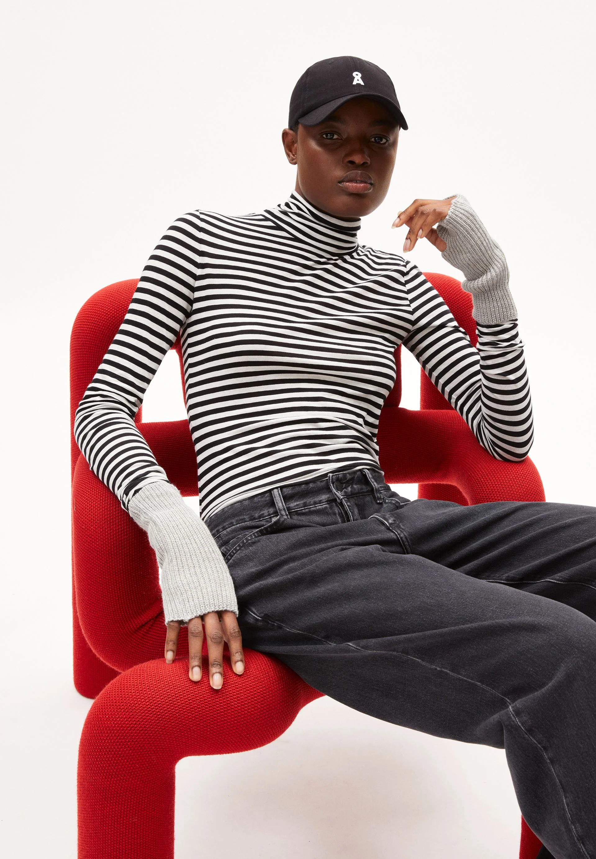 GRAZILIAA STRIPES | black-off white - Image 4