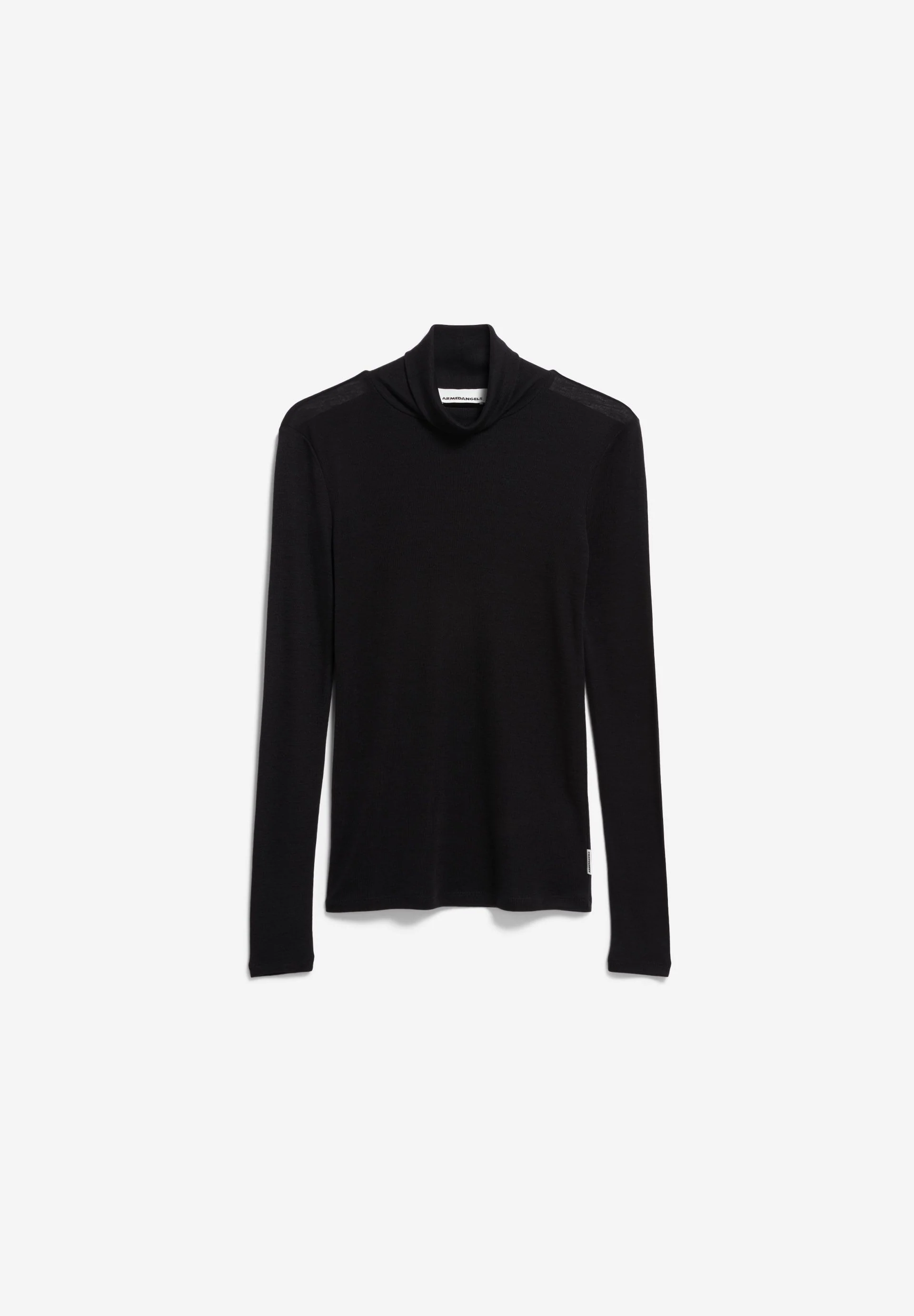 GRAZILIAA WOLL-MIX LANGARMSHIRT | black - Image 7
