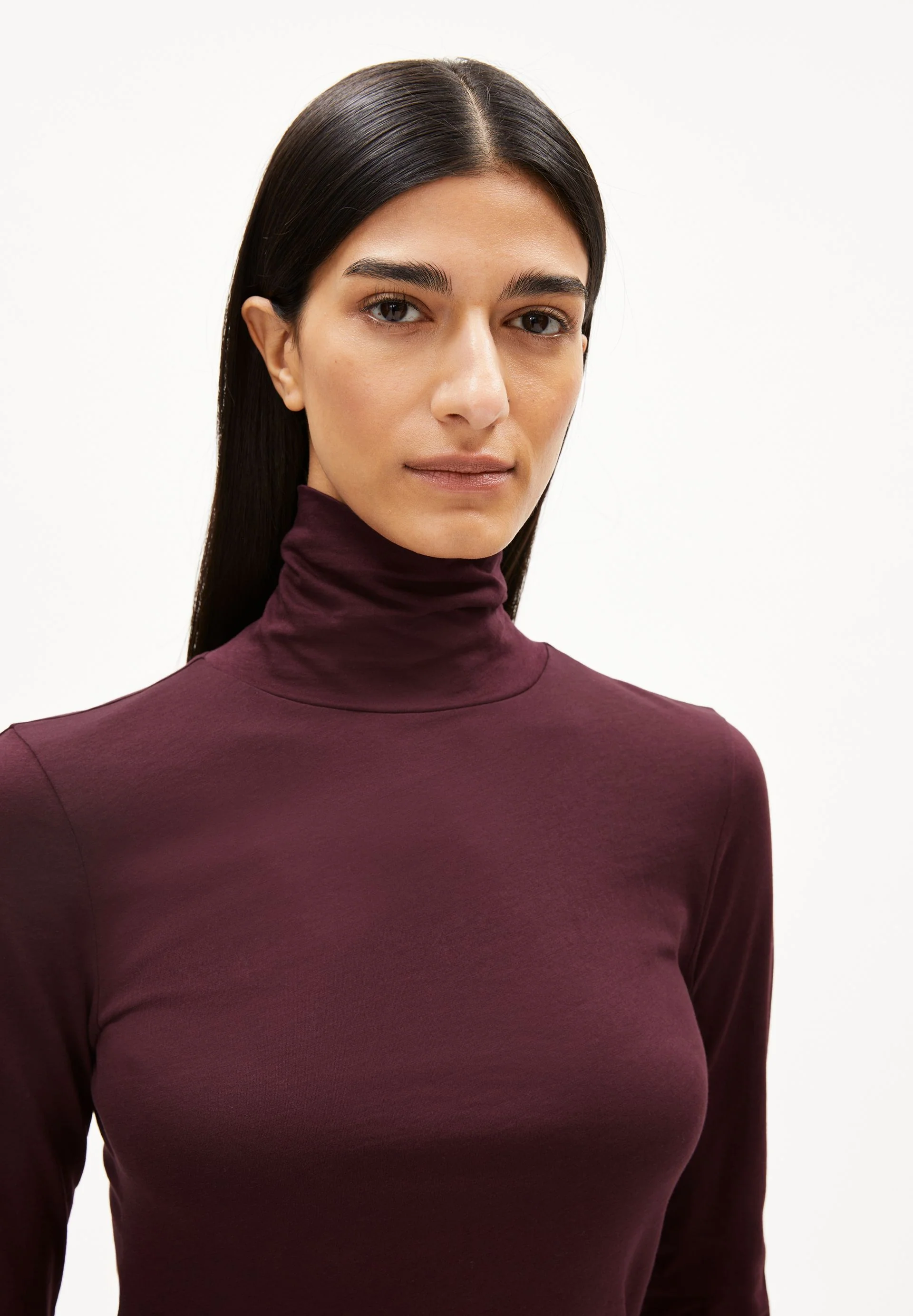 GRAZILIANAA SOFT LONGSLEEVE | dark cranberry - Image 3