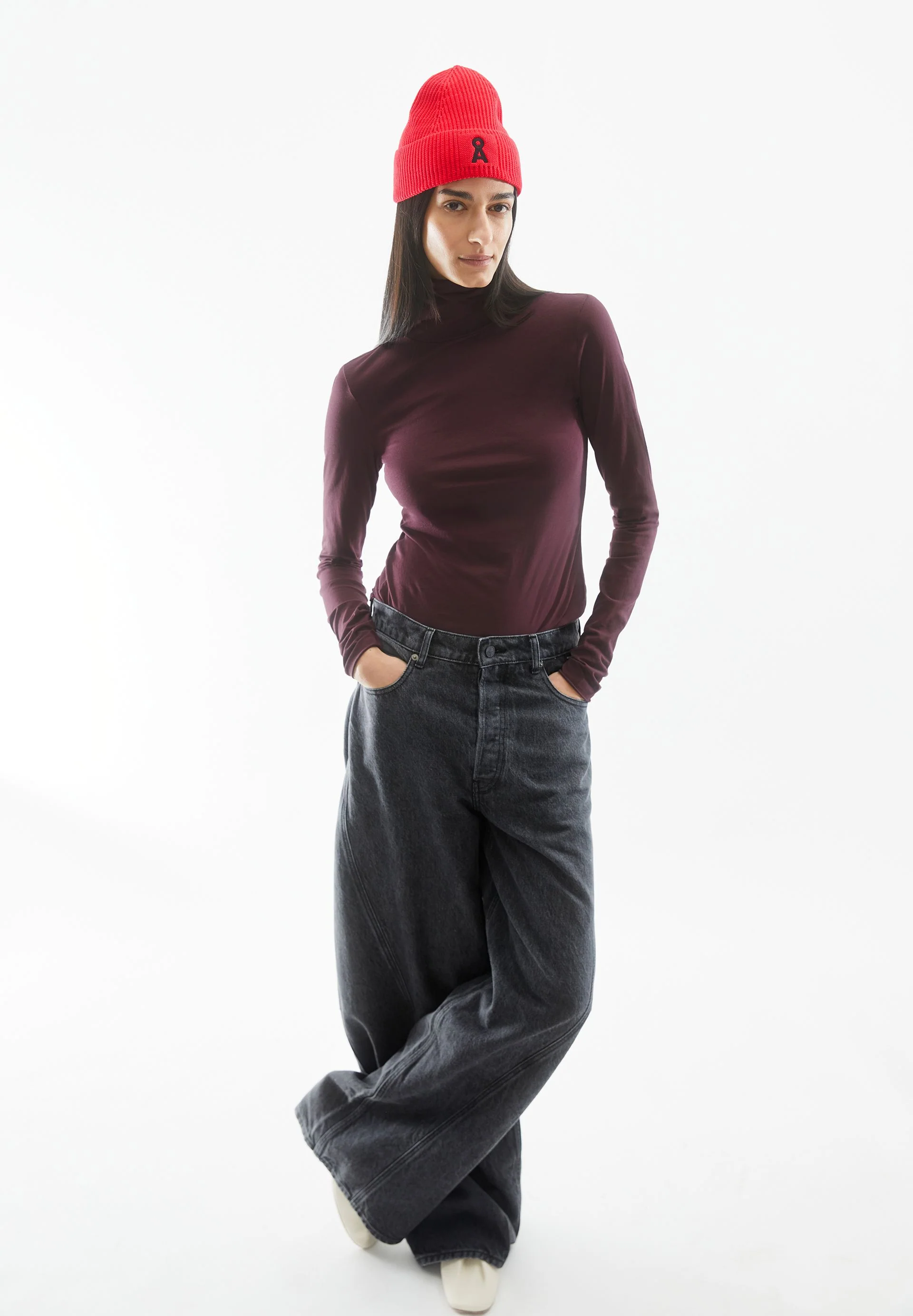 GRAZILIANAA SOFT LONGSLEEVE | dark cranberry - Image 4