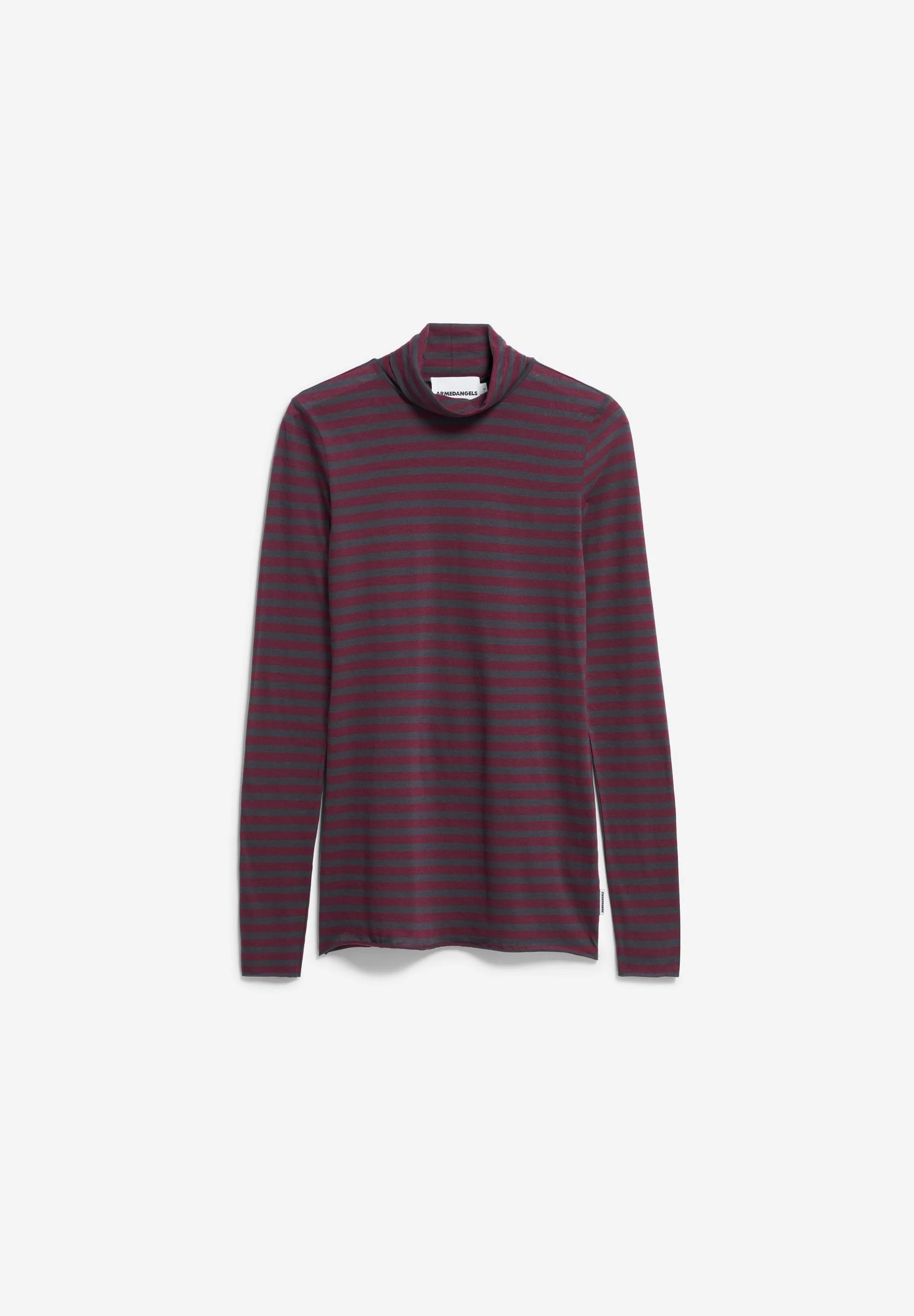 GRAZILIANAA GESTREIFTES LANGARMSHIRT | dark cranberry-dark steel - Image 7