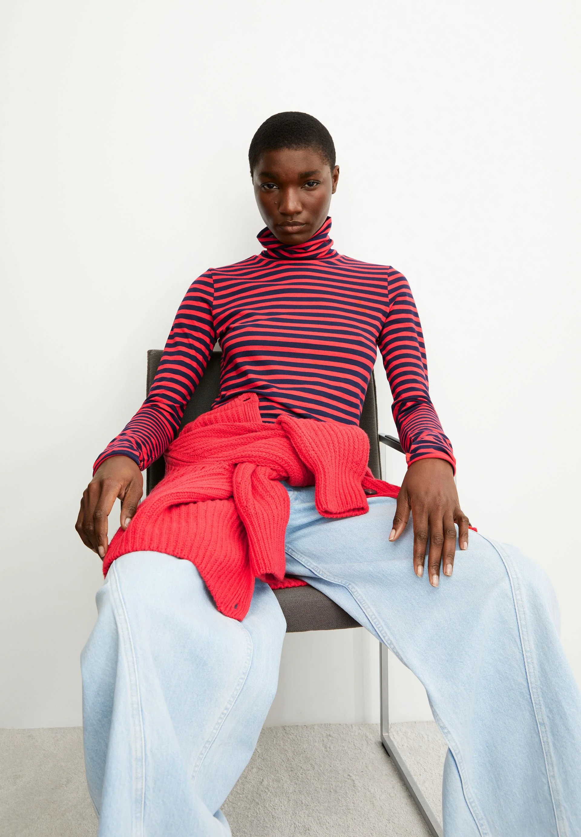 GRAZILIANAA GESTREIFTES LANGARMSHIRT | tinted navy-candy apple - Image 4