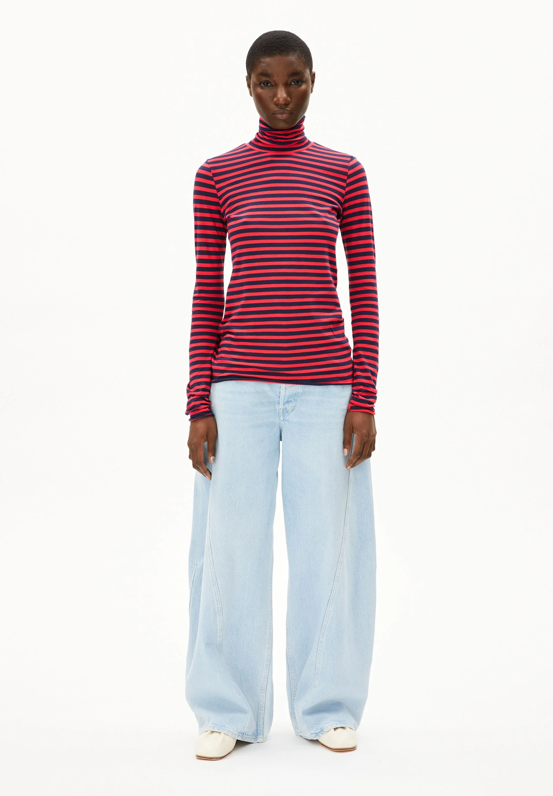 GRAZILIANAA GESTREIFTES LANGARMSHIRT | tinted navy-candy apple - Image 5