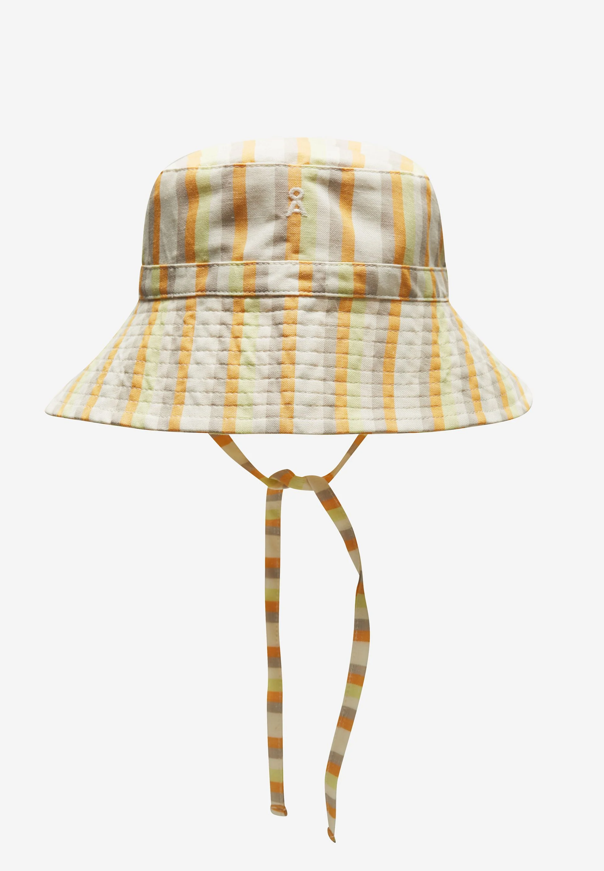 HAALEY STRIPED LINO | off white-mangorange - Image 4