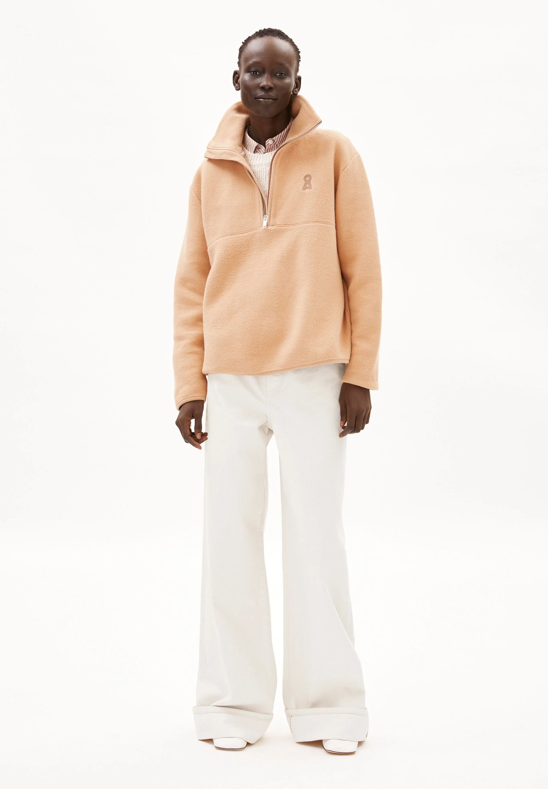 HAARLEENAA FLEECE-SWEATSHIRT | beige blond - Image 5