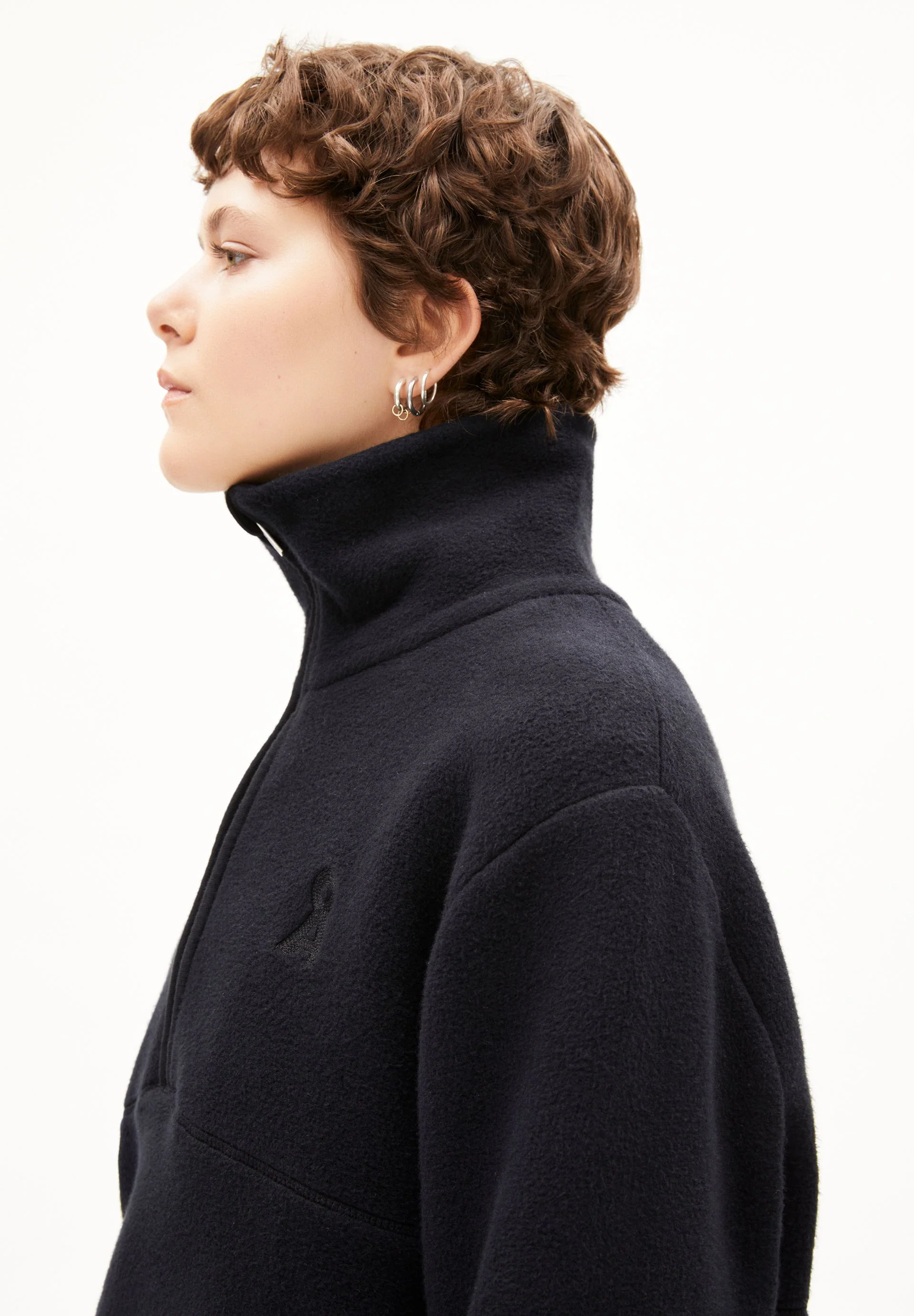 HAARLEENAA FLEECE-SWEATSHIRT | black - Image 3