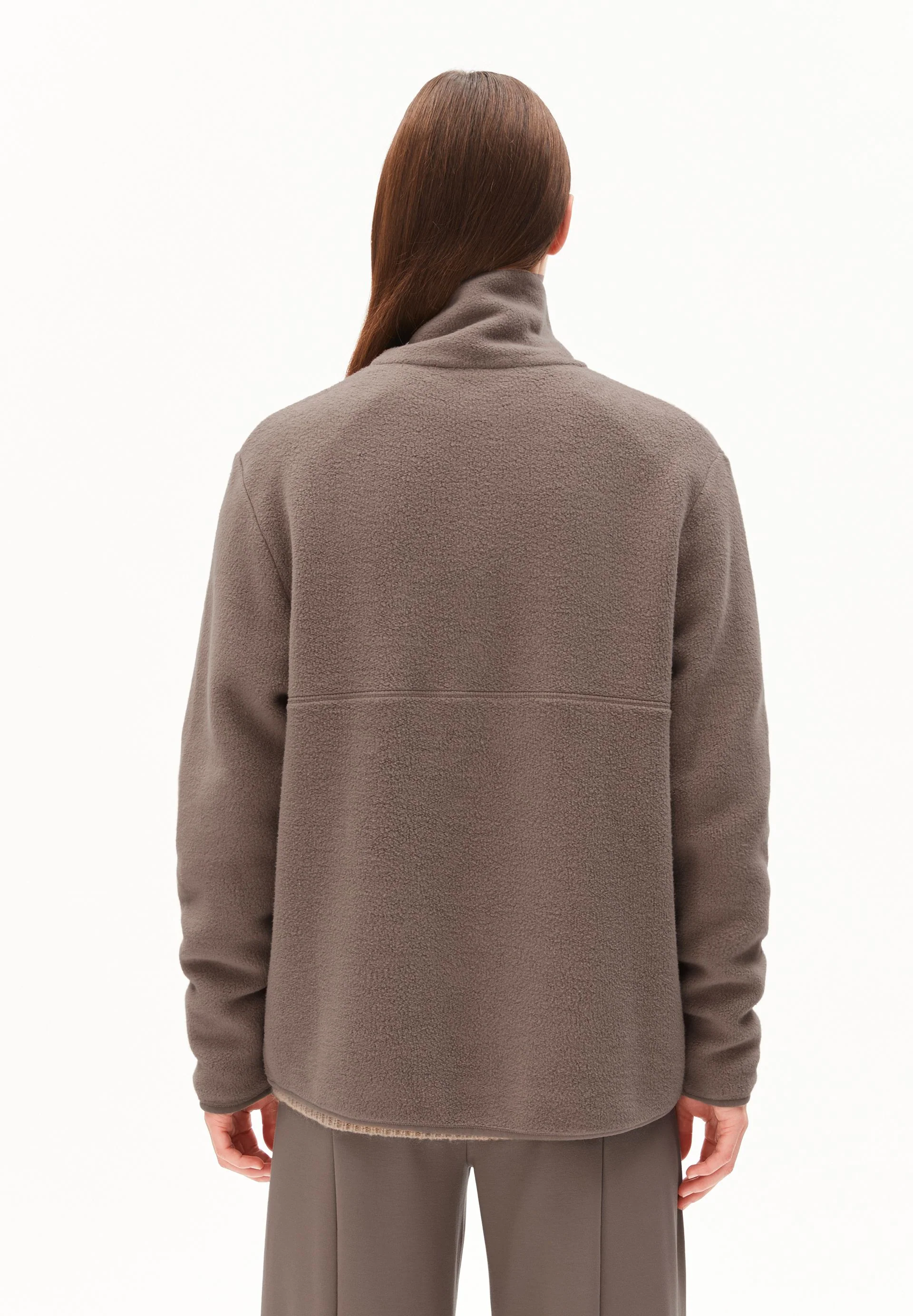 HAARLEENAA FLEECE-SWEATSHIRT | walnut cream - Image 2