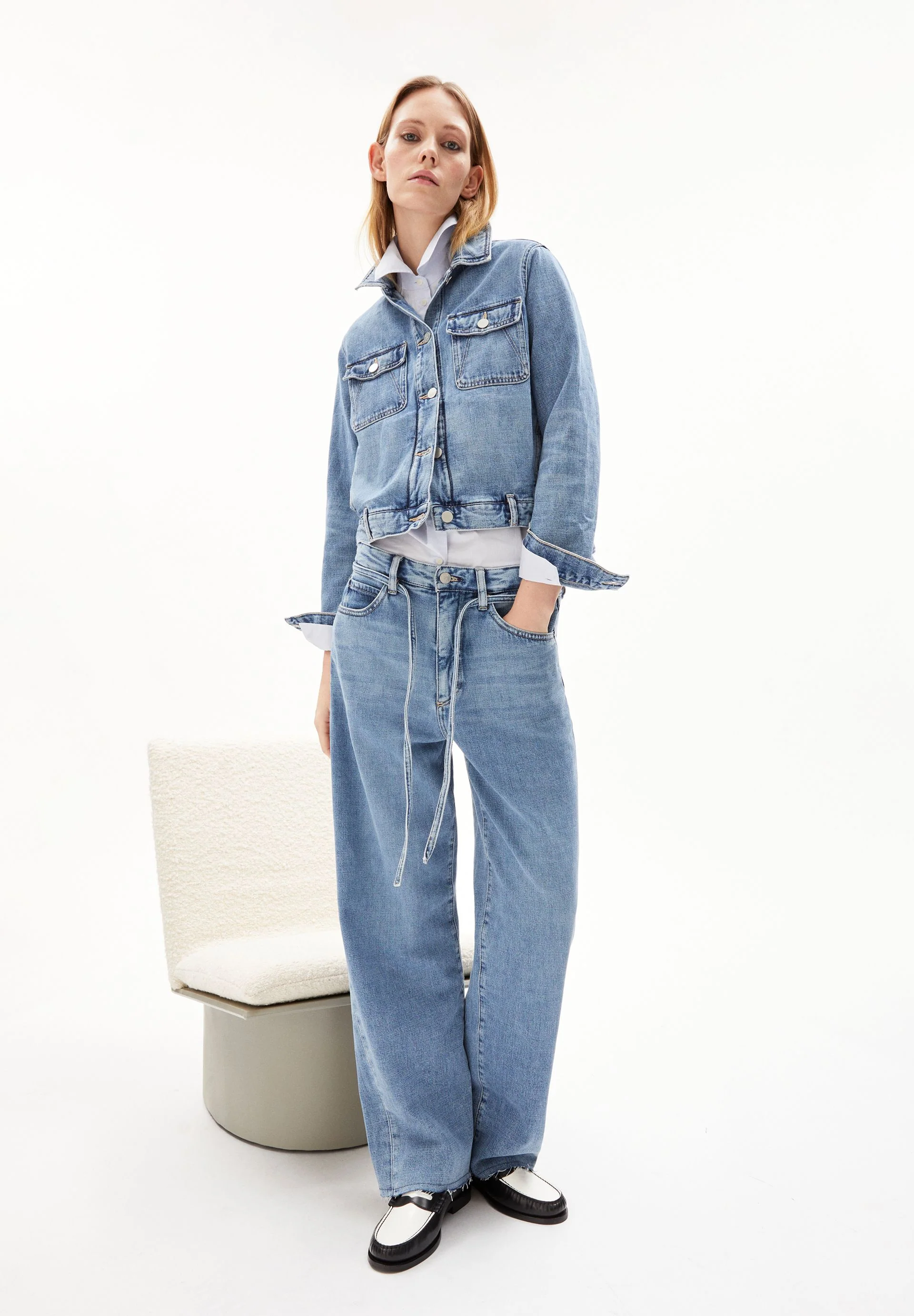 HAAYI CUT HEM | indigo pebbles - Image 4