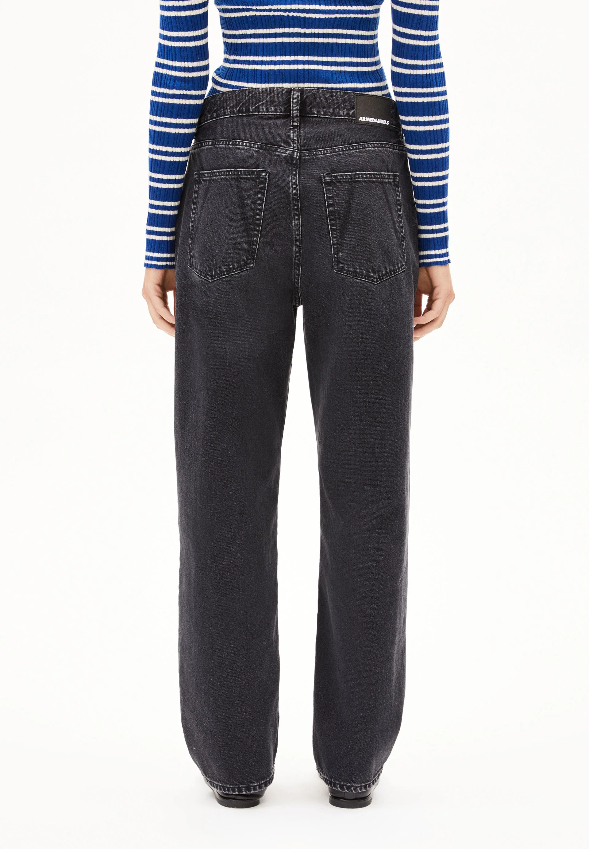 HAAYI LOW WAIST BAGGY JEANS | ebony black - Image 2
