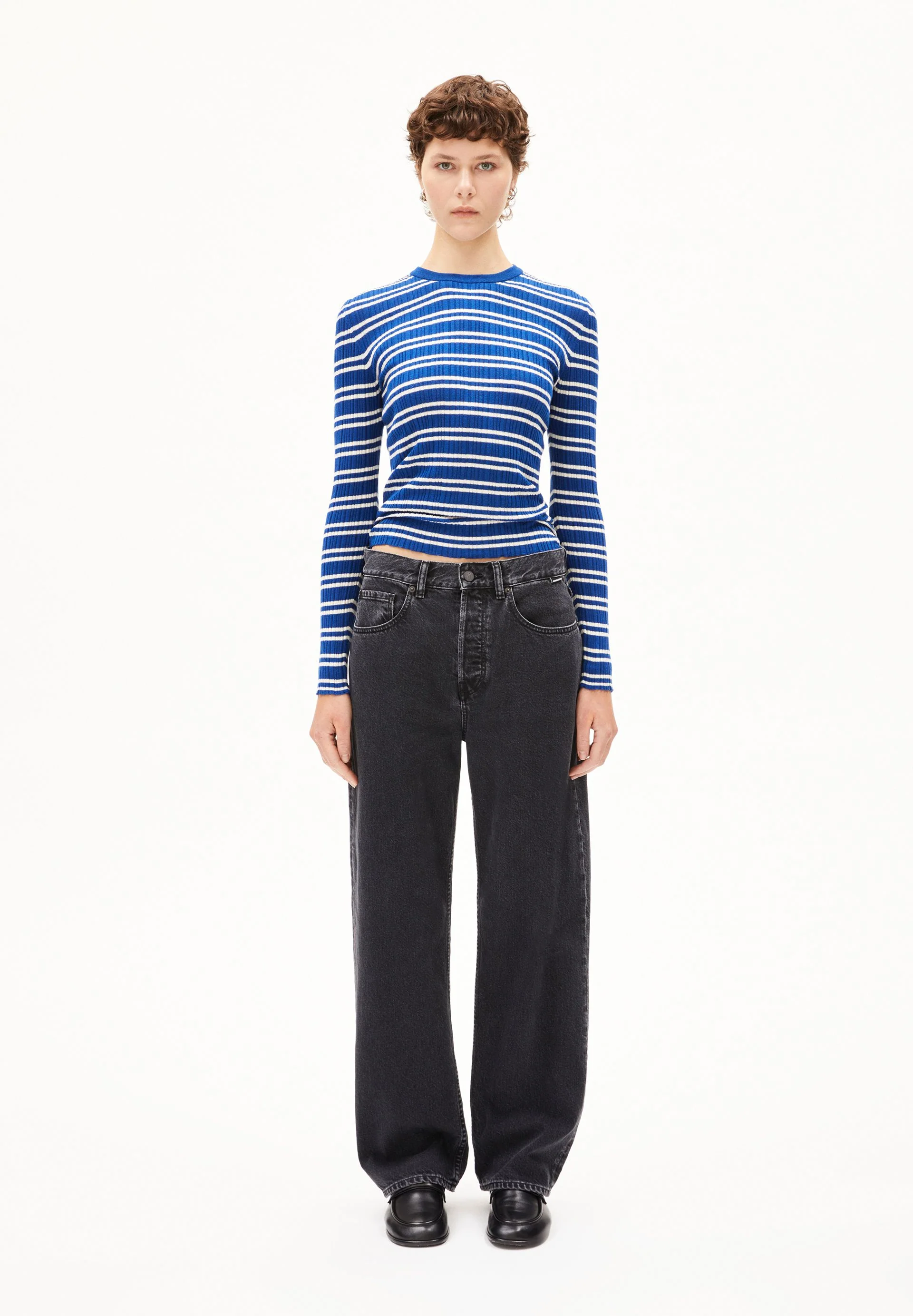 HAAYI LOW WAIST BAGGY JEANS | ebony black - Image 5