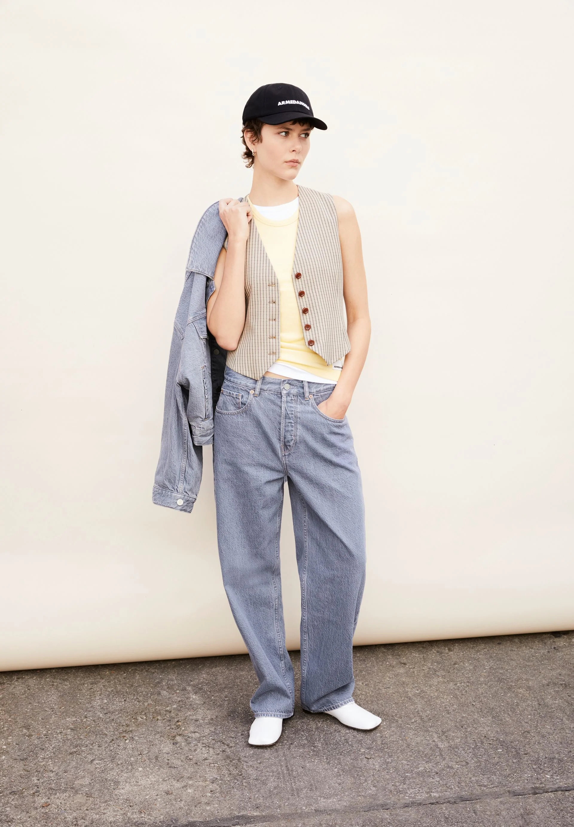 HAAYI LOW WAIST BAGGY JEANS | fog - Image 4