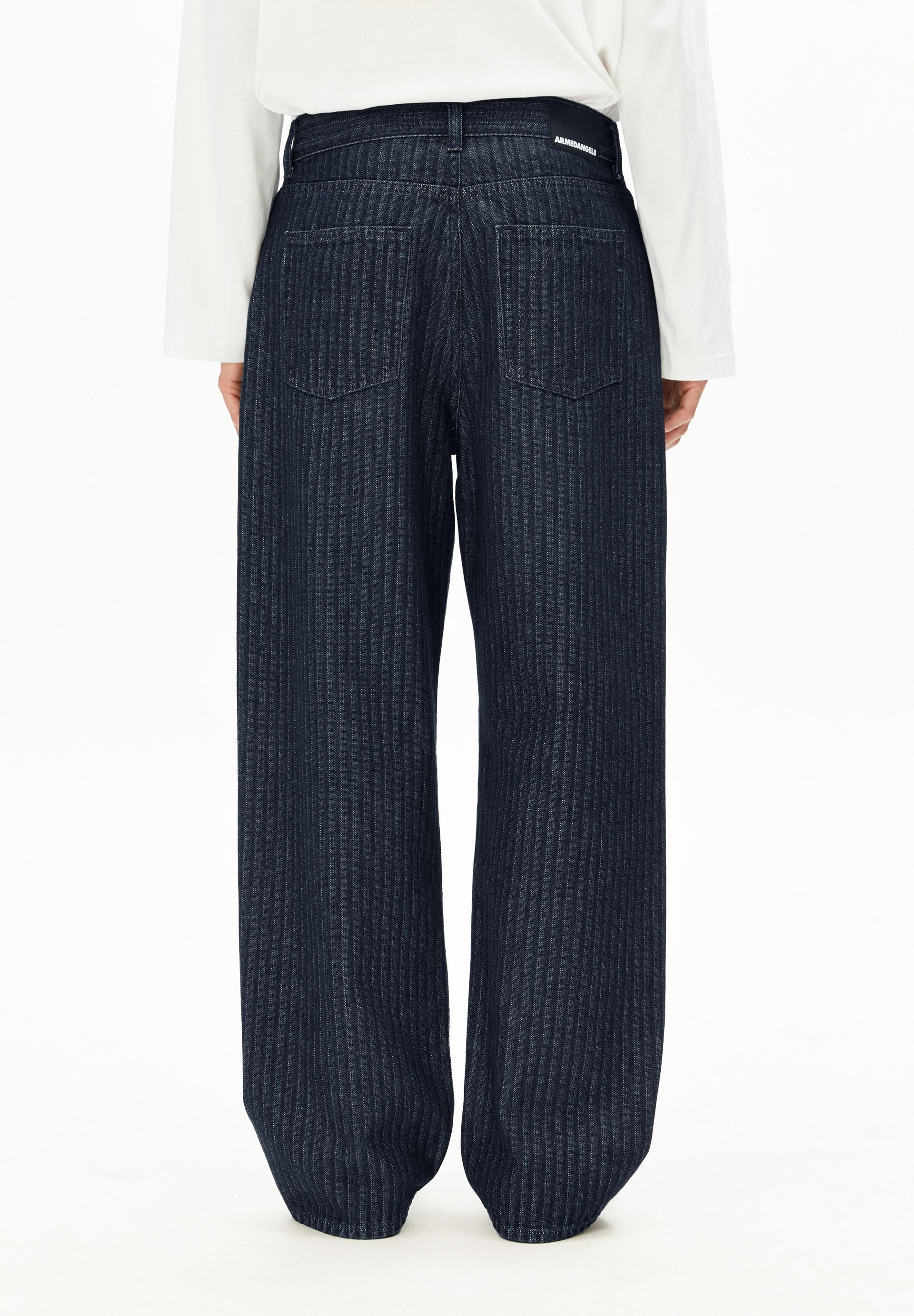 HAAYI HERRINGBONE BAGGY JEANS | rinse - Image 2