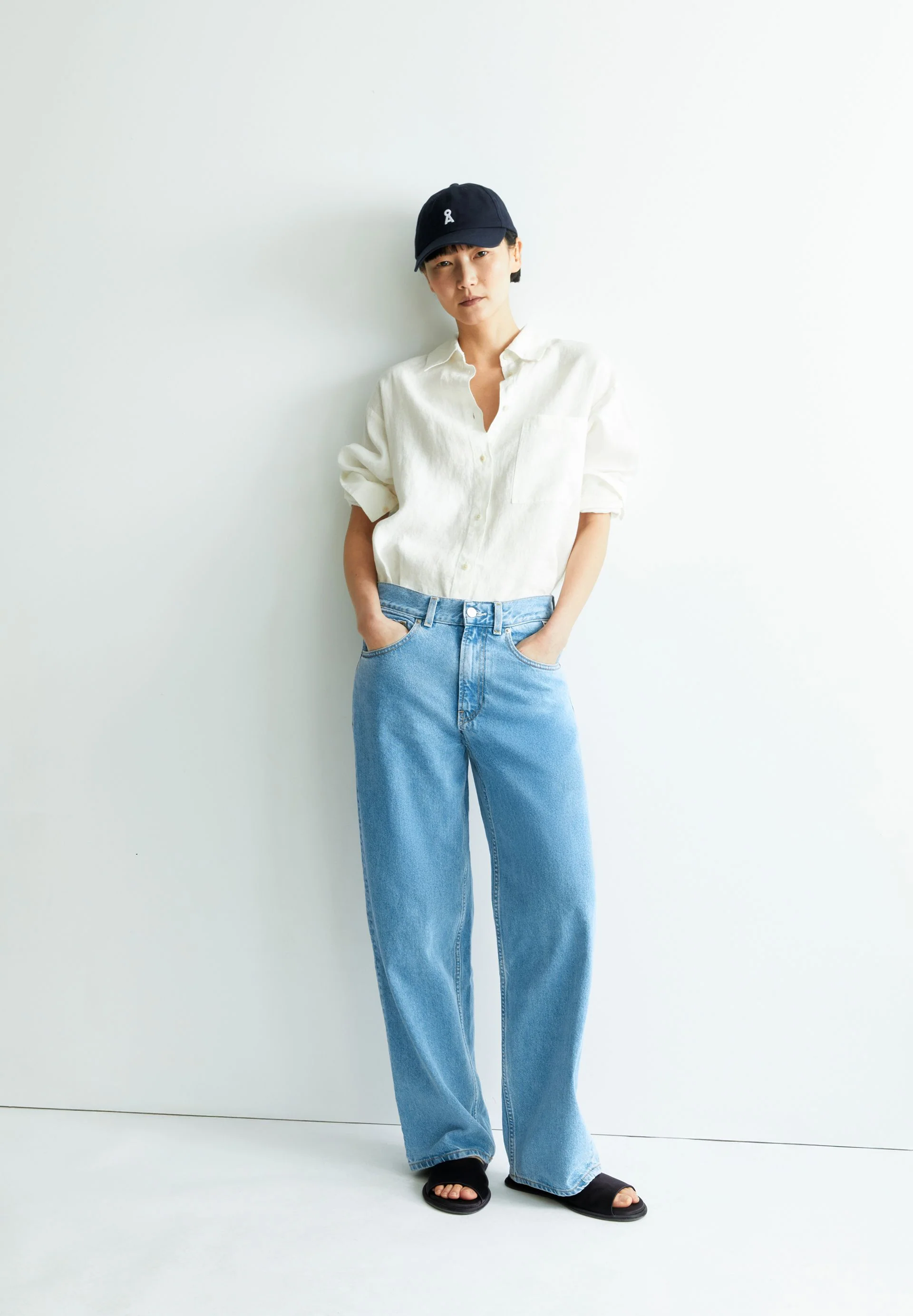 HAAYI LOW WAIST BAGGY JEANS | horizon - Image 4