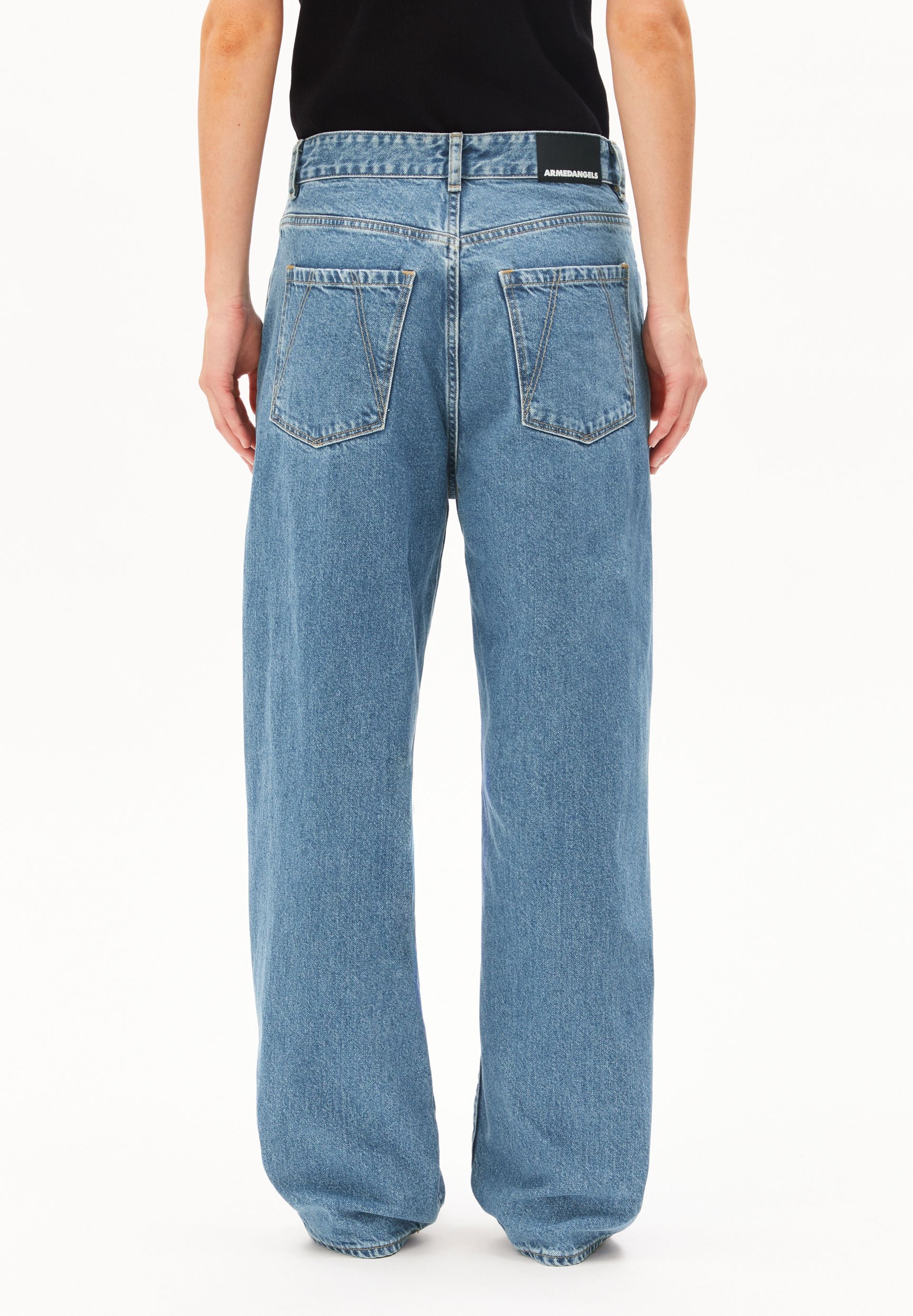 HAAYI LOW WAIST BAGGY JEANS | indigo stone - Image 2