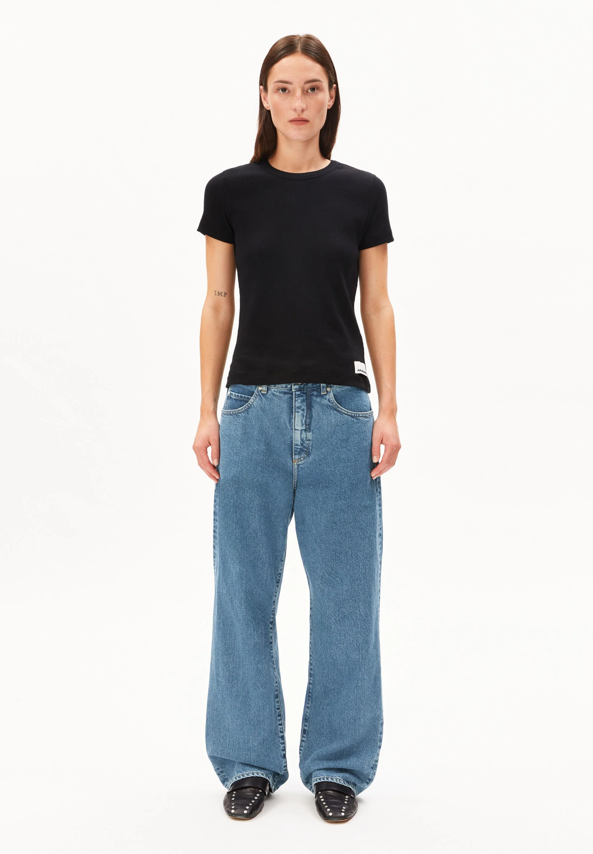 HAAYI LOW WAIST BAGGY JEANS | indigo stone - Image 5