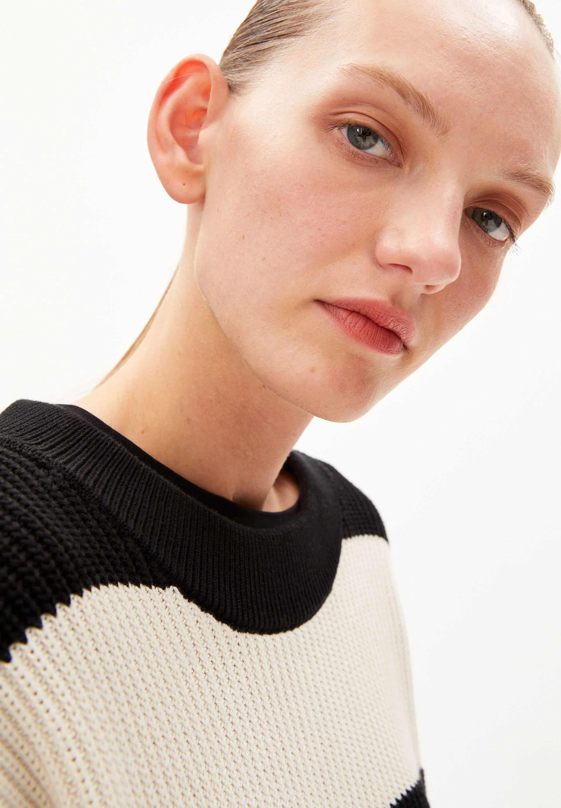HAAYLE BLOCKSTRIPES | black-undyed - Image 3