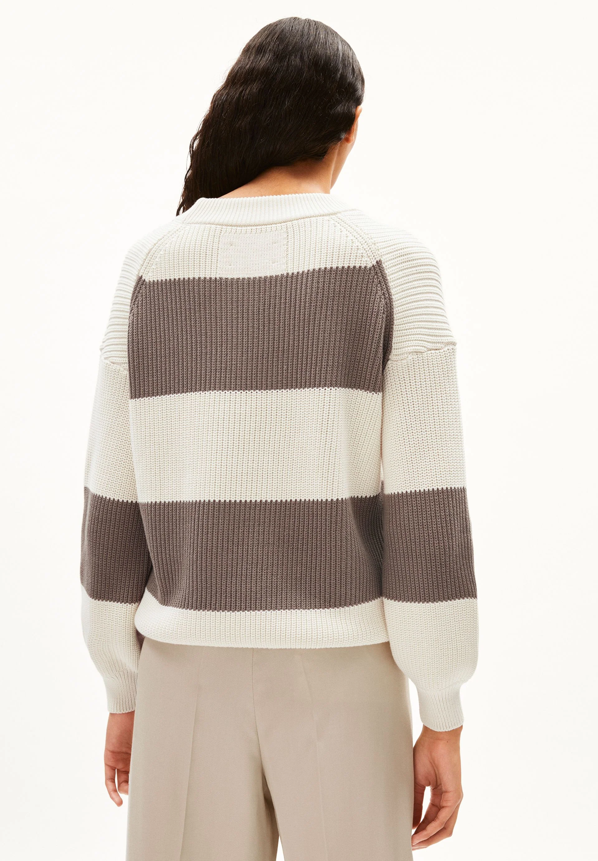 HAAYLE BLOCKSTRIPES | oatmilk-muddy water - Image 2