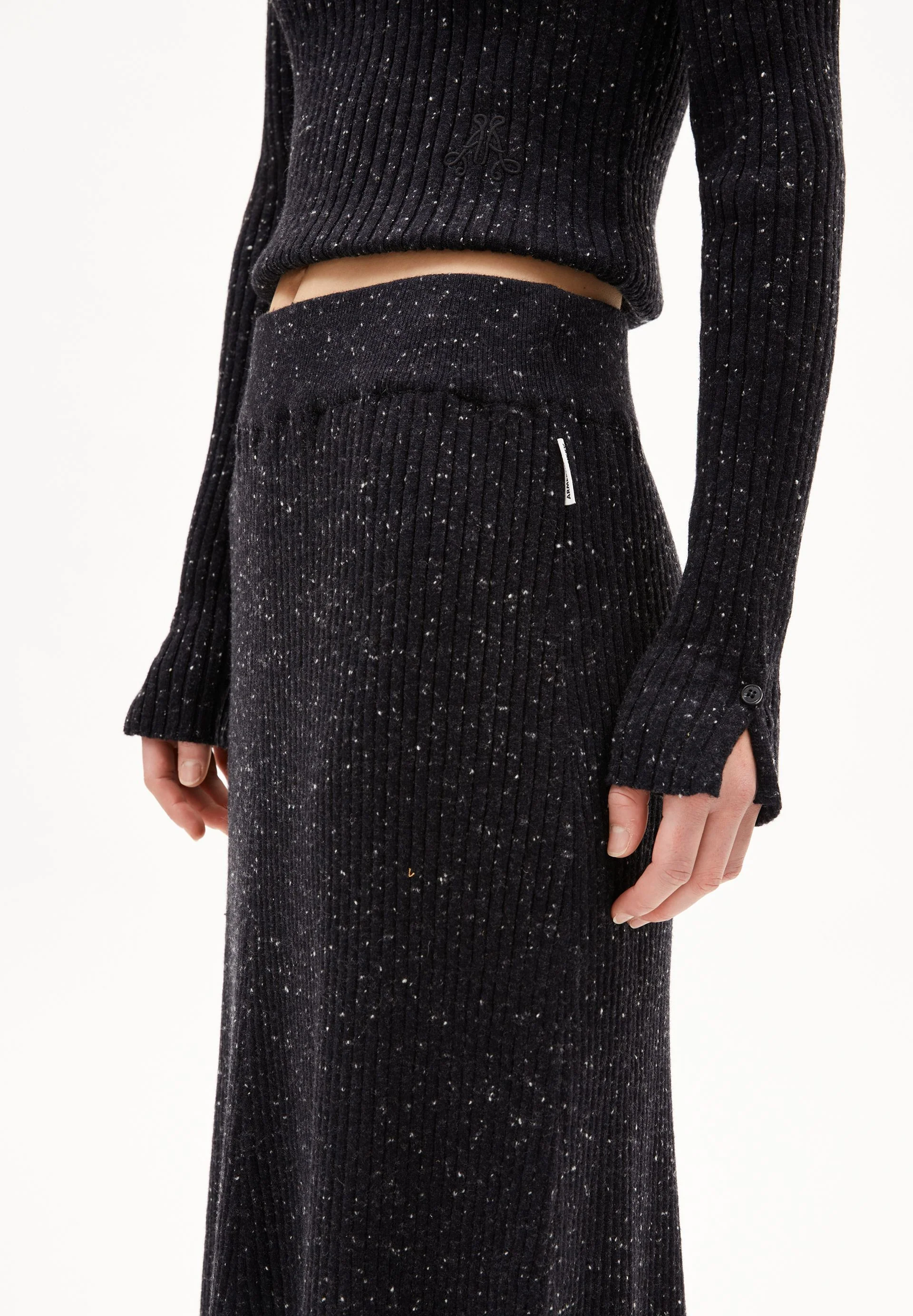 HANAA TWEED ROCK | black-oatmilk - Image 3