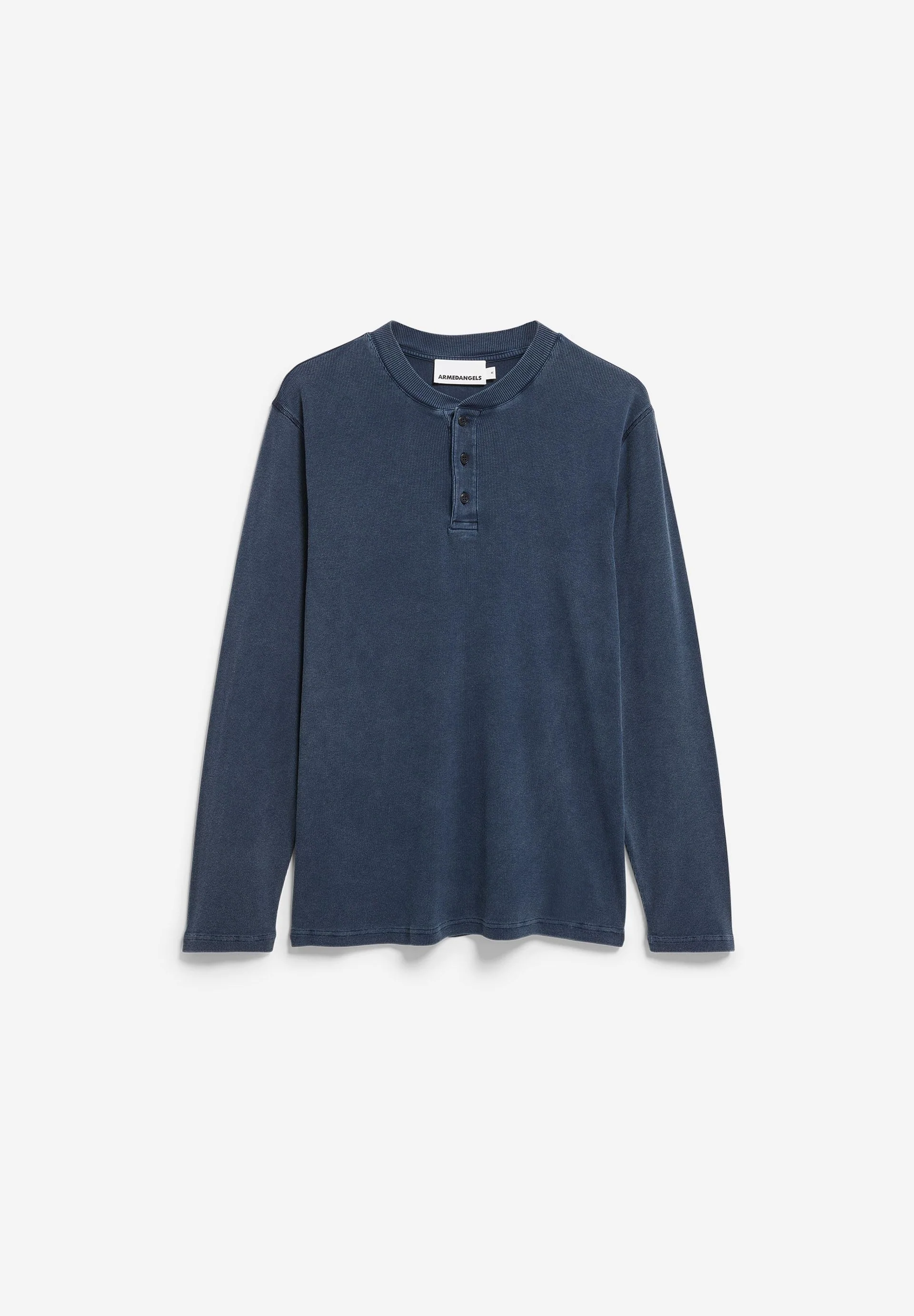 HENLY GMT DYE LANGARMSHIRT | night sky washed - Image 7