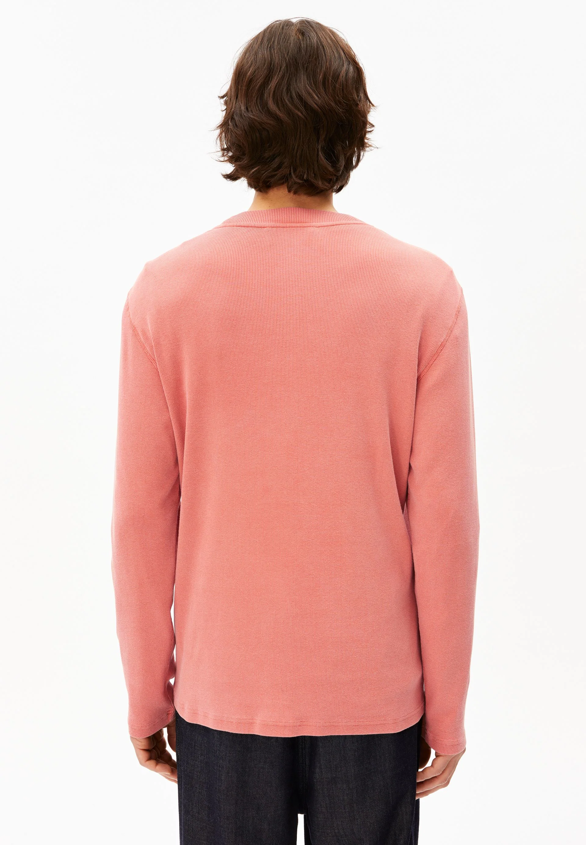 HENLY GMT DYE LANGARMSHIRT | tabasco red washed - Image 2