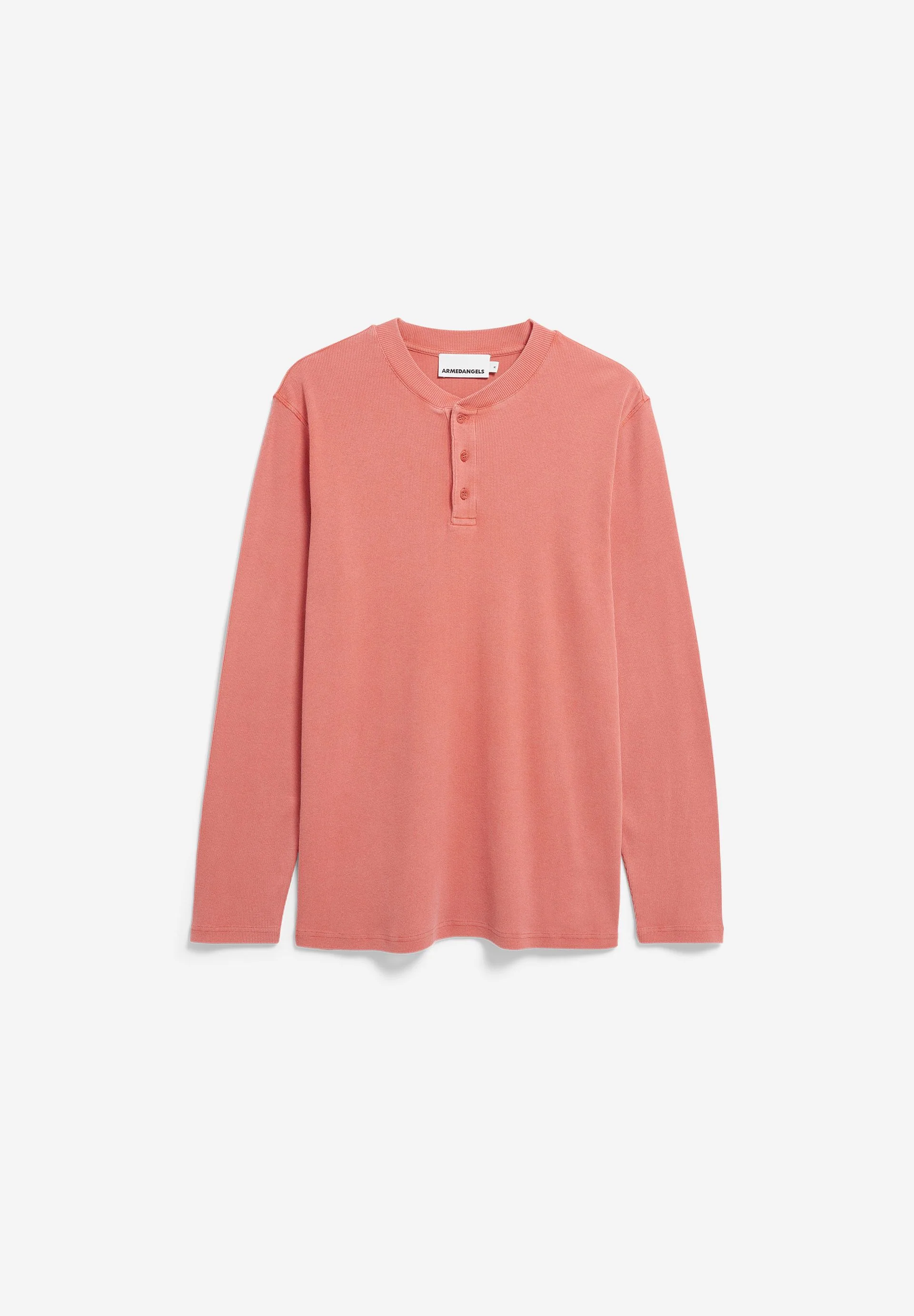 HENLY GMT DYE LANGARMSHIRT | tabasco red washed - Image 6