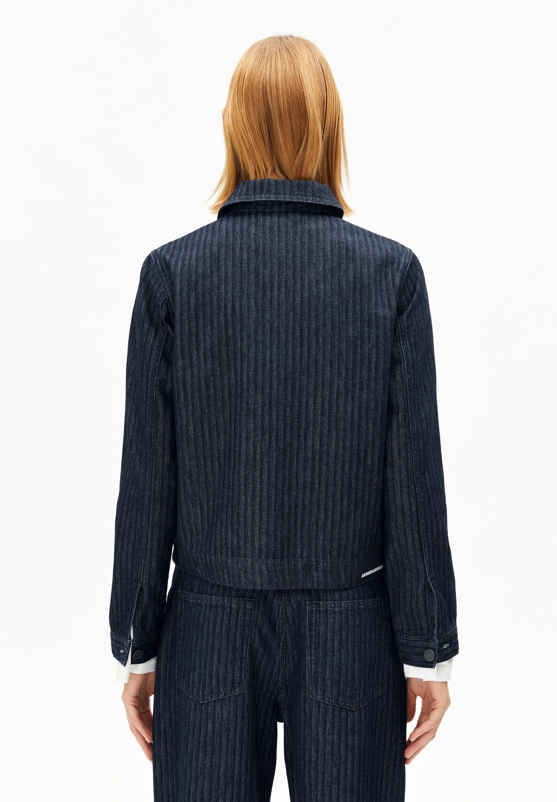 HERRINGBONE DENIM CHORE JACKE | rinse - Image 2