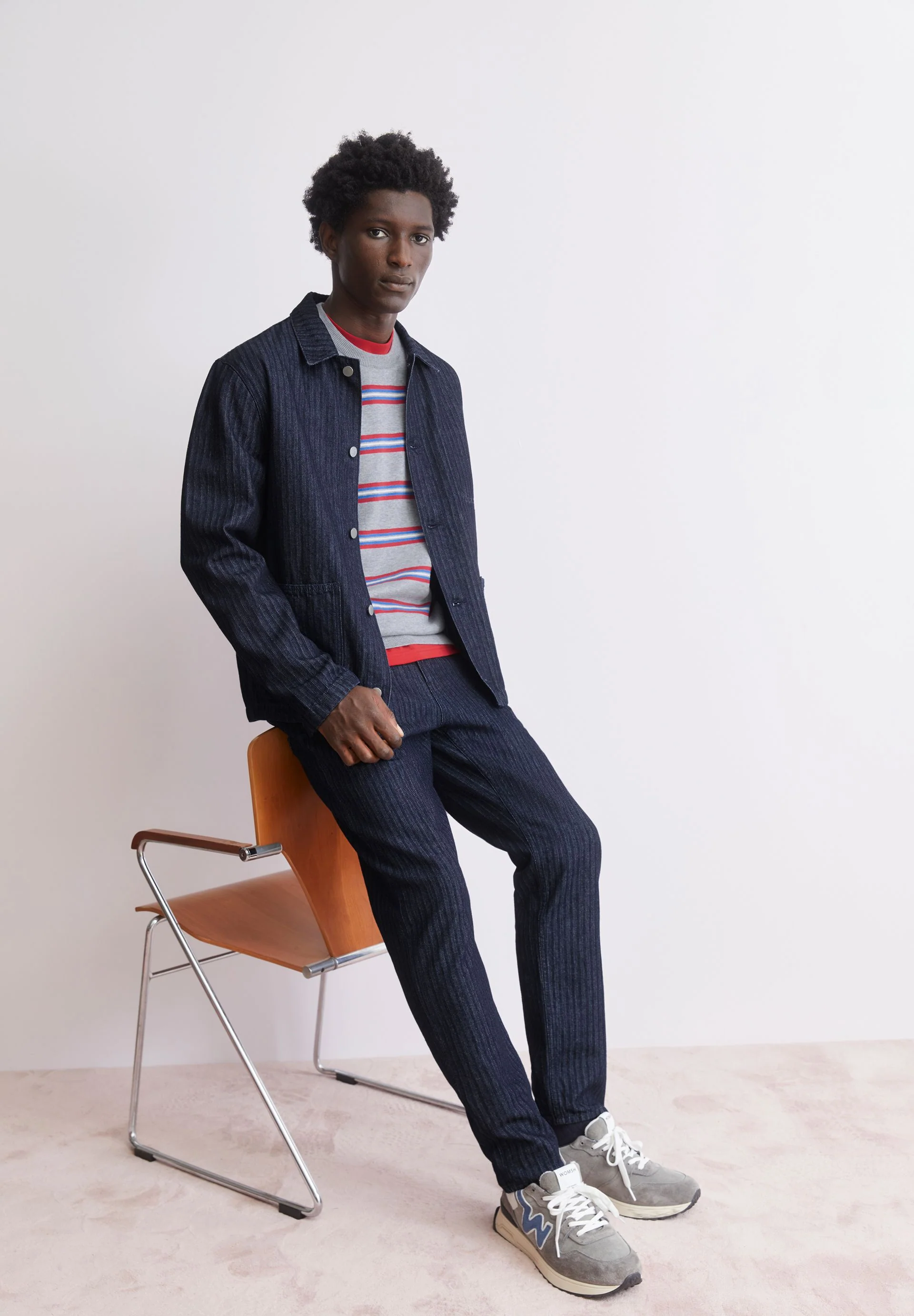 HERRINGBONE JEANSJACKE | rinse - Image 6