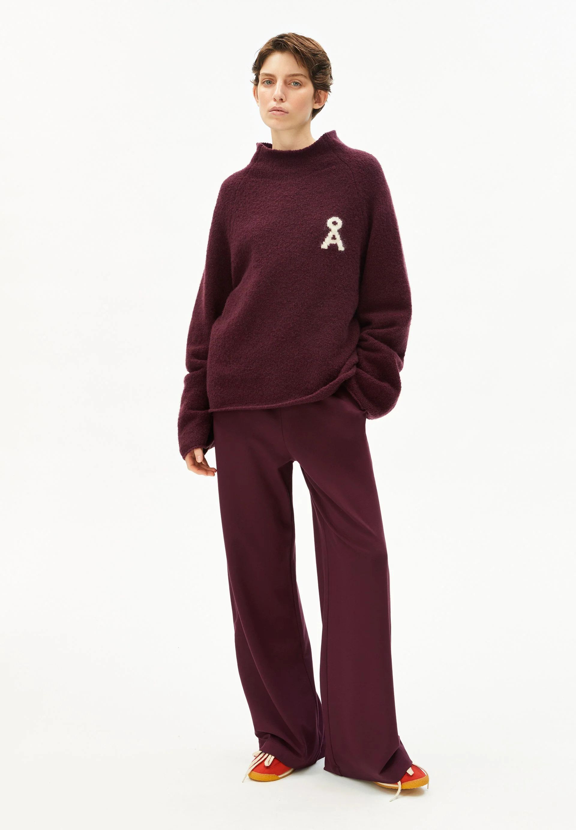 HIMAARI JERSEYHOSE | dark cranberry - Image 5