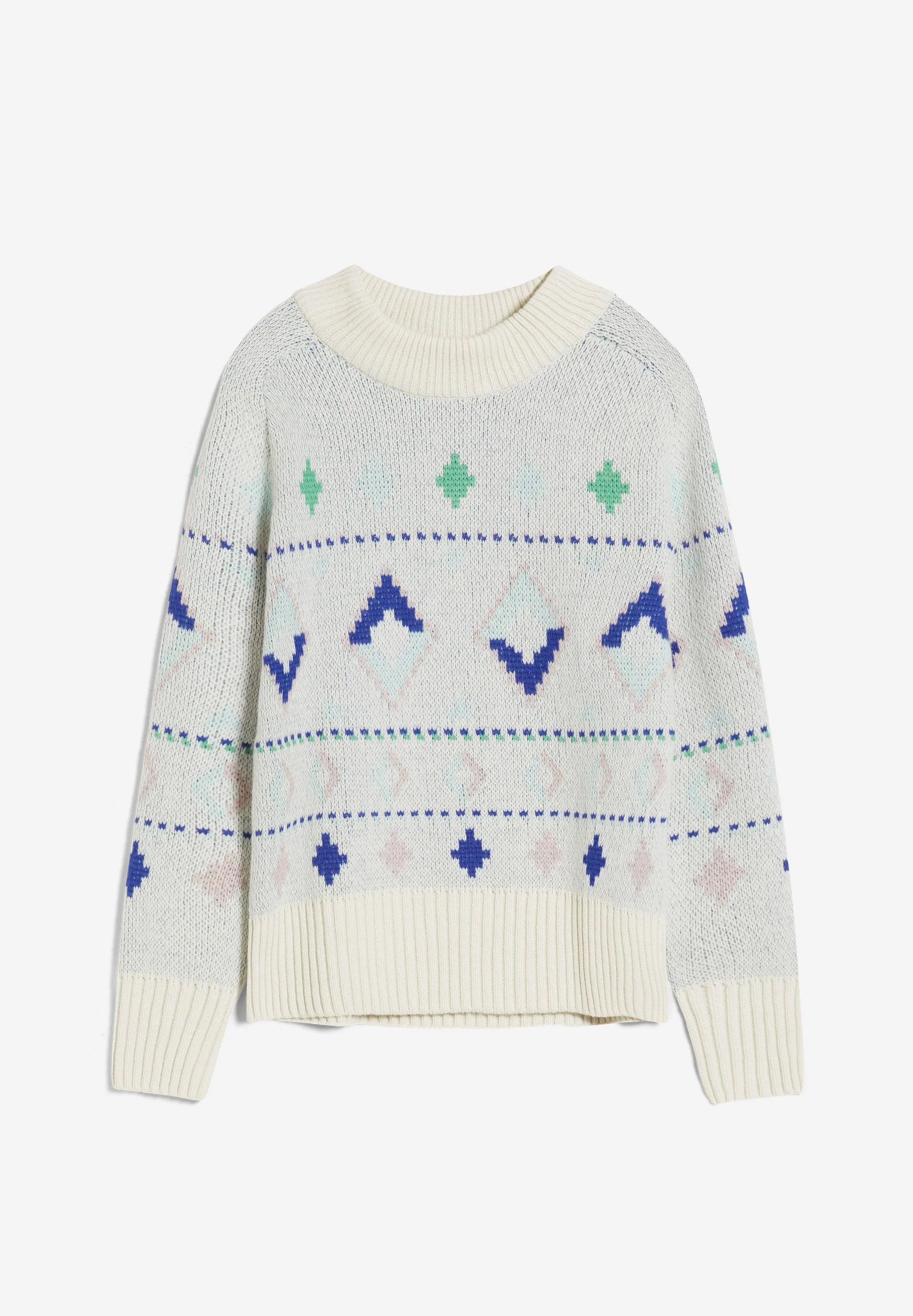 HOLGAA NAIVE FAIRISLE | oatmilk-apple neon - Image 6